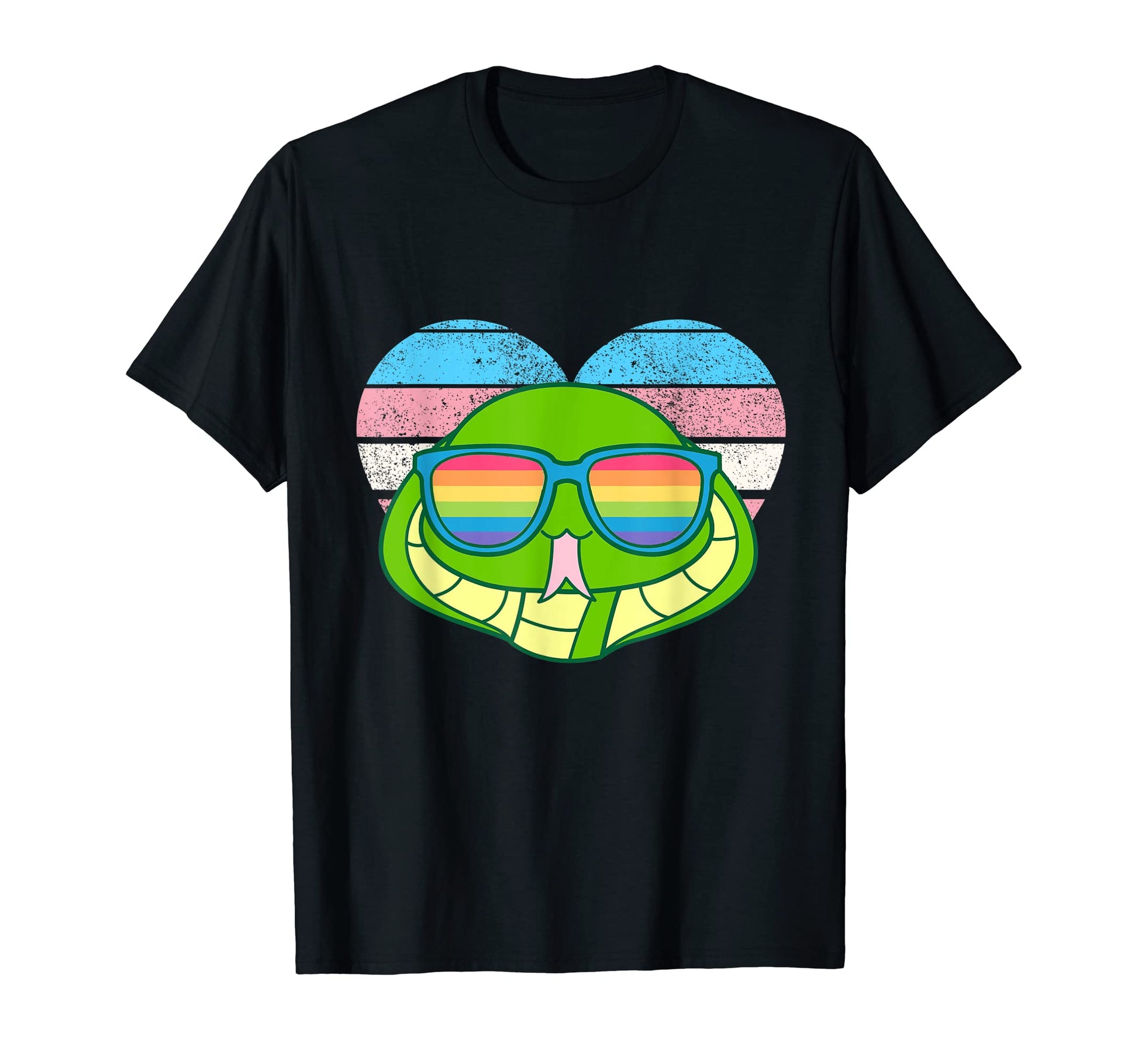 Cobra Pride Trans Flag Rainbow T-Shirt - Unique Graphic Men Women - T-Shirt, Sweatshirt, Hoodie