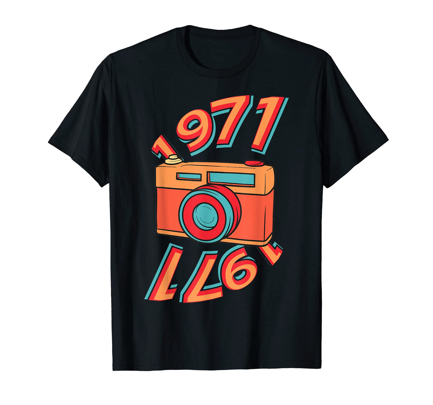 1971 70S Camera Era Generation T-Shirt - Streetwear Style for Adults - T-Shirt, Sweatshirt, Hoodie