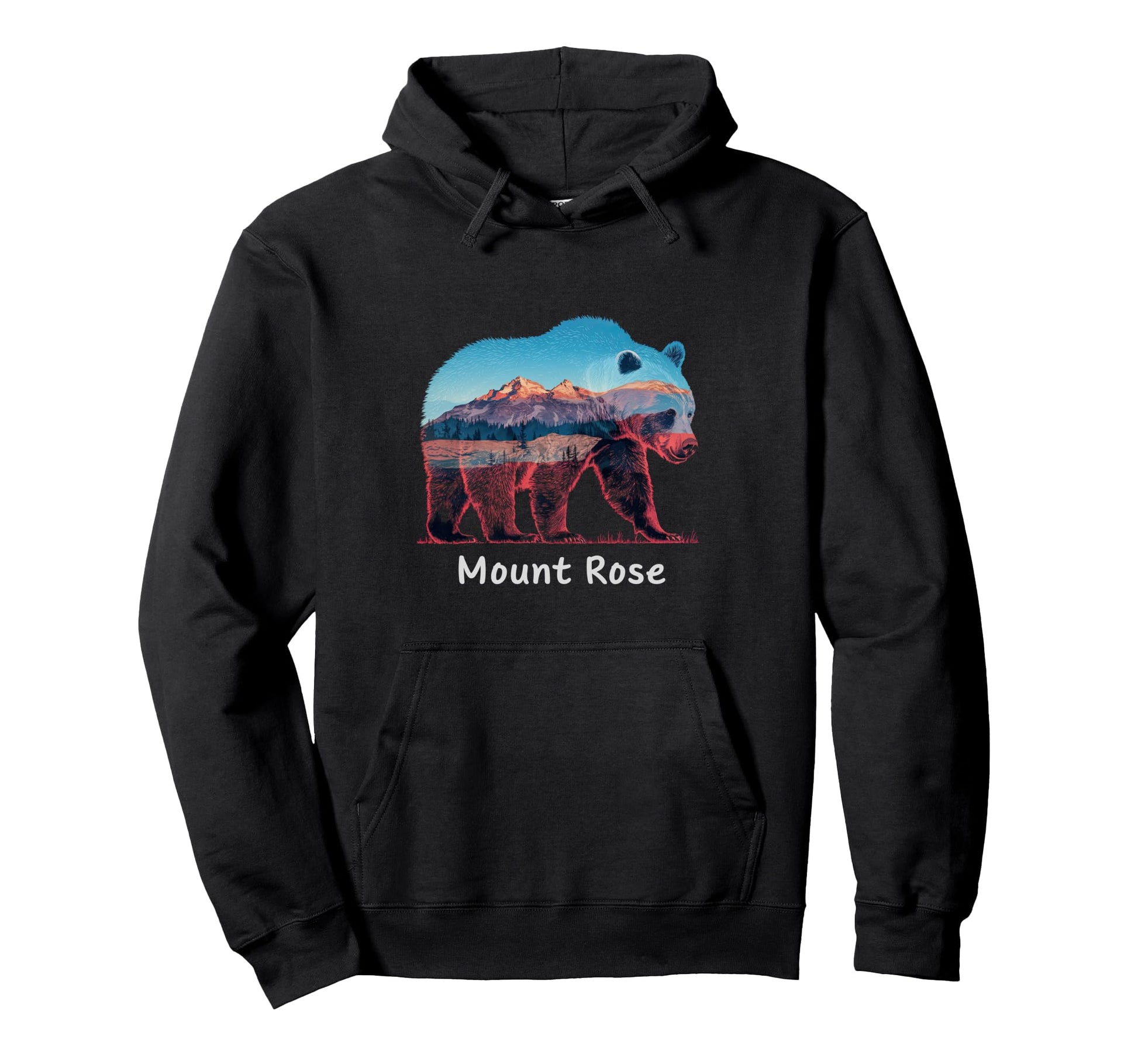 Hiking Camping Mount Rose National Park Hoodie - Minimalist Print Men Women - T-Shirt, Sweatshirt, Hoodie
