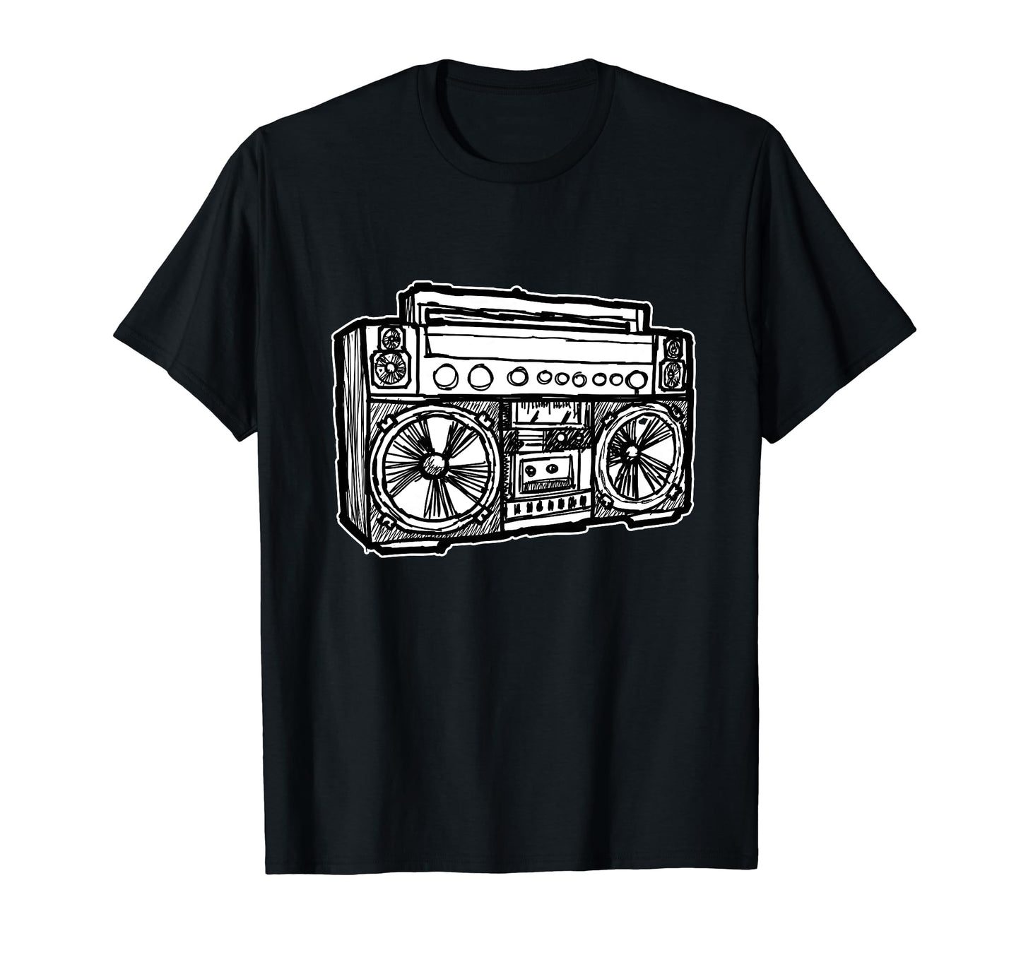 Ghetto Blaster 80S 90S Old Hip T-Shirt - Casual Everyday Wear for Adults - T-Shirt, Sweatshirt, Hoodie