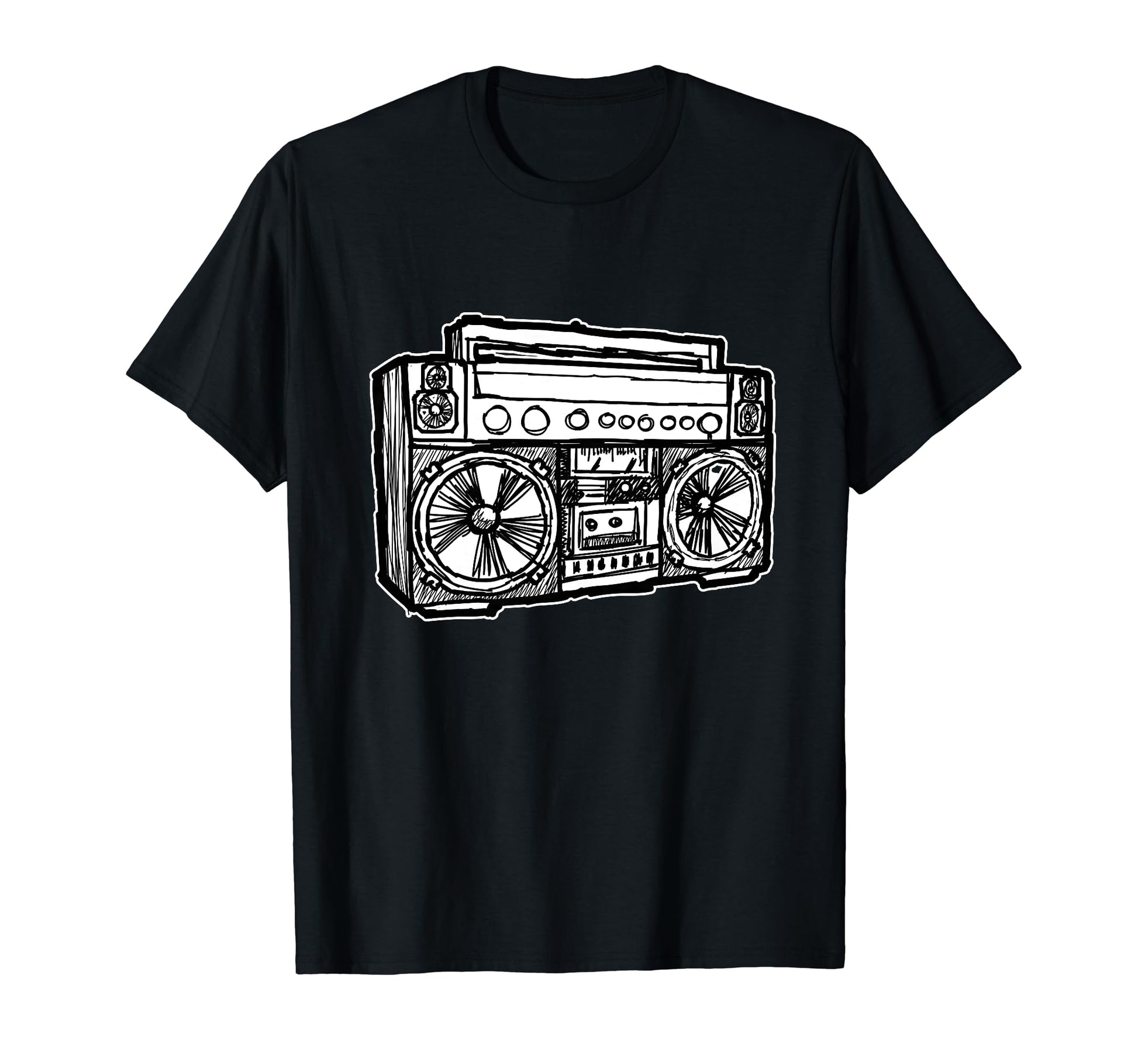 Ghetto Blaster 80S 90S Old Hip T-Shirt - Casual Everyday Wear for Adults - T-Shirt, Sweatshirt, Hoodie
