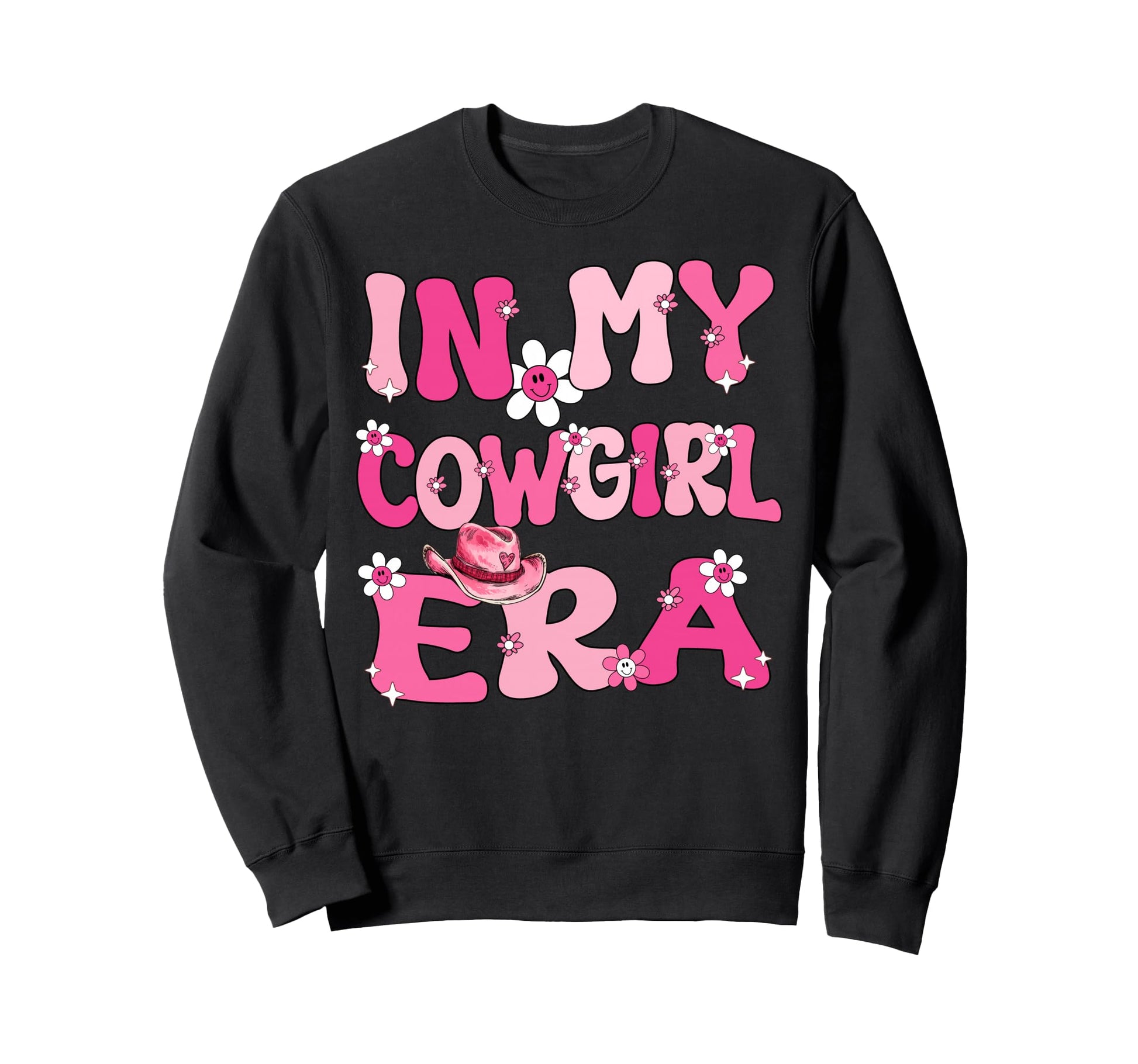 My Cowgirl Era Groovy Western Sweatshirt - Custom Art Print Men Women - T-Shirt, Sweatshirt, Hoodie