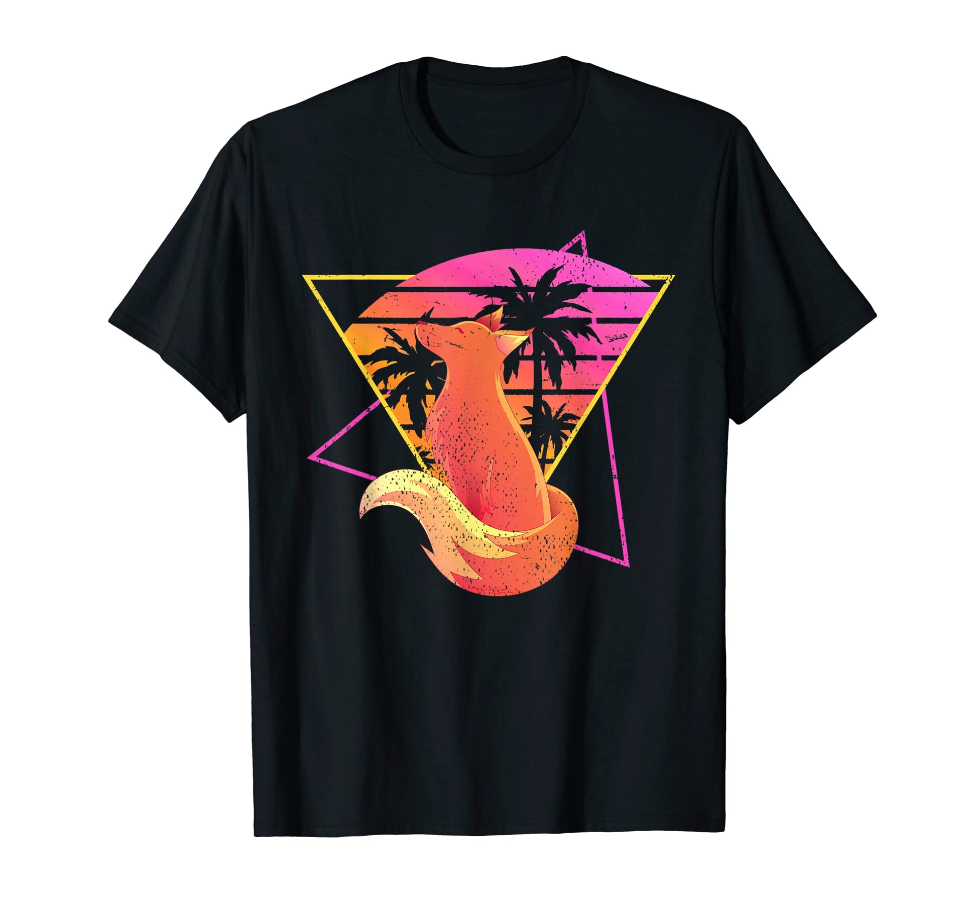 Forest Animal 90S Palm Trees T-Shirt - Aesthetic Graphic for Adults - T-Shirt, Sweatshirt, Hoodie