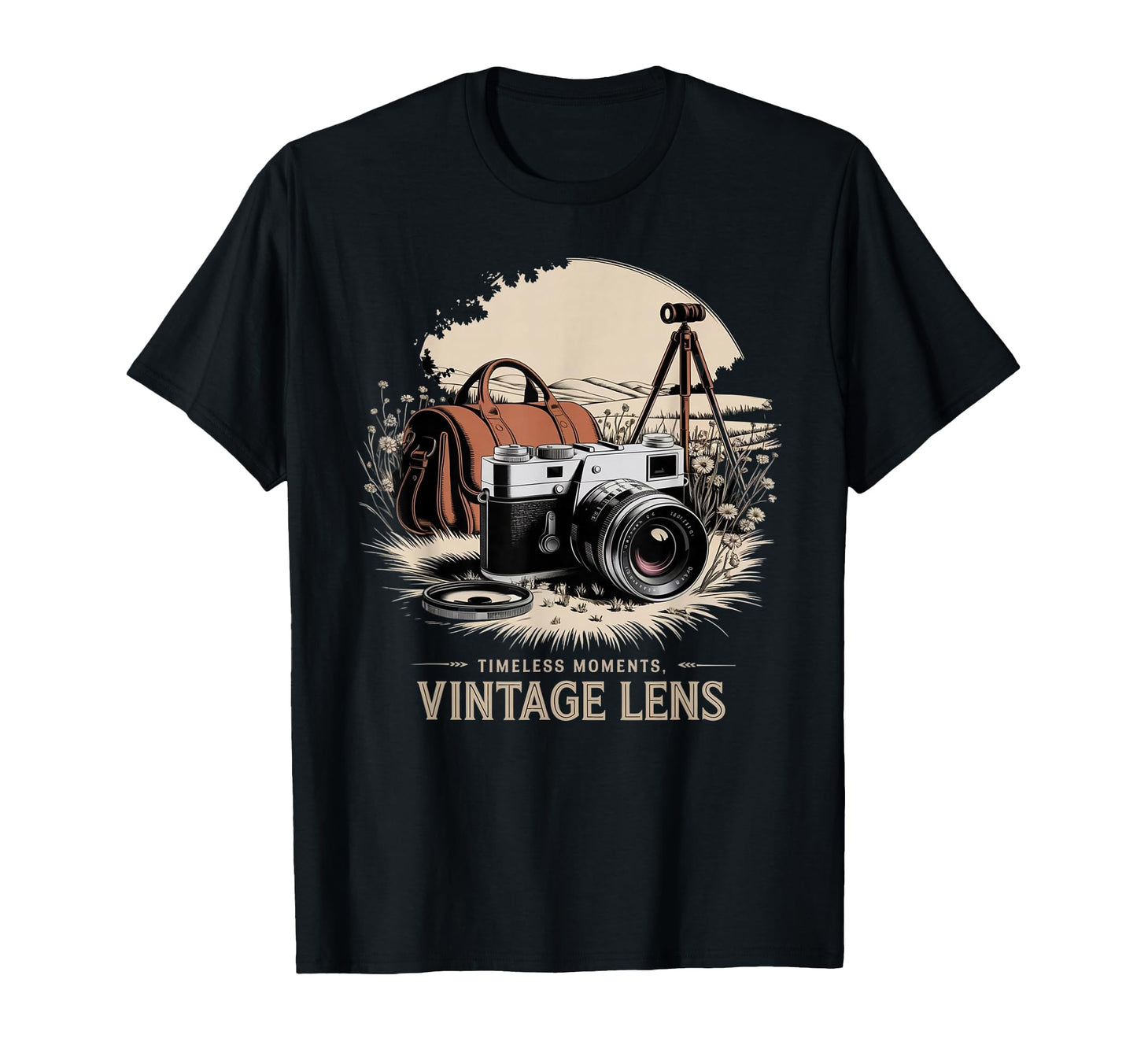 Timeless Camera Landscape Memory T-Shirt - Custom Art Print for Adults - T-Shirt, Sweatshirt, Hoodie