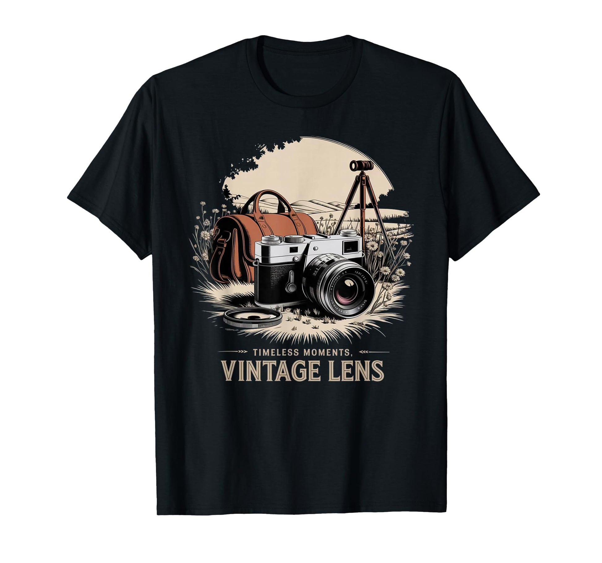 Timeless Camera Landscape Memory T-Shirt - Custom Art Print for Adults - T-Shirt, Sweatshirt, Hoodie