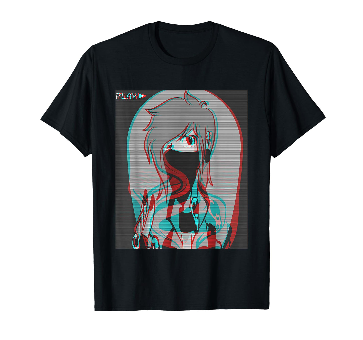 Sad Anime Eboy Egirl Harajuku T-Shirt - Streetwear Style for Adults - T-Shirt, Sweatshirt, Hoodie