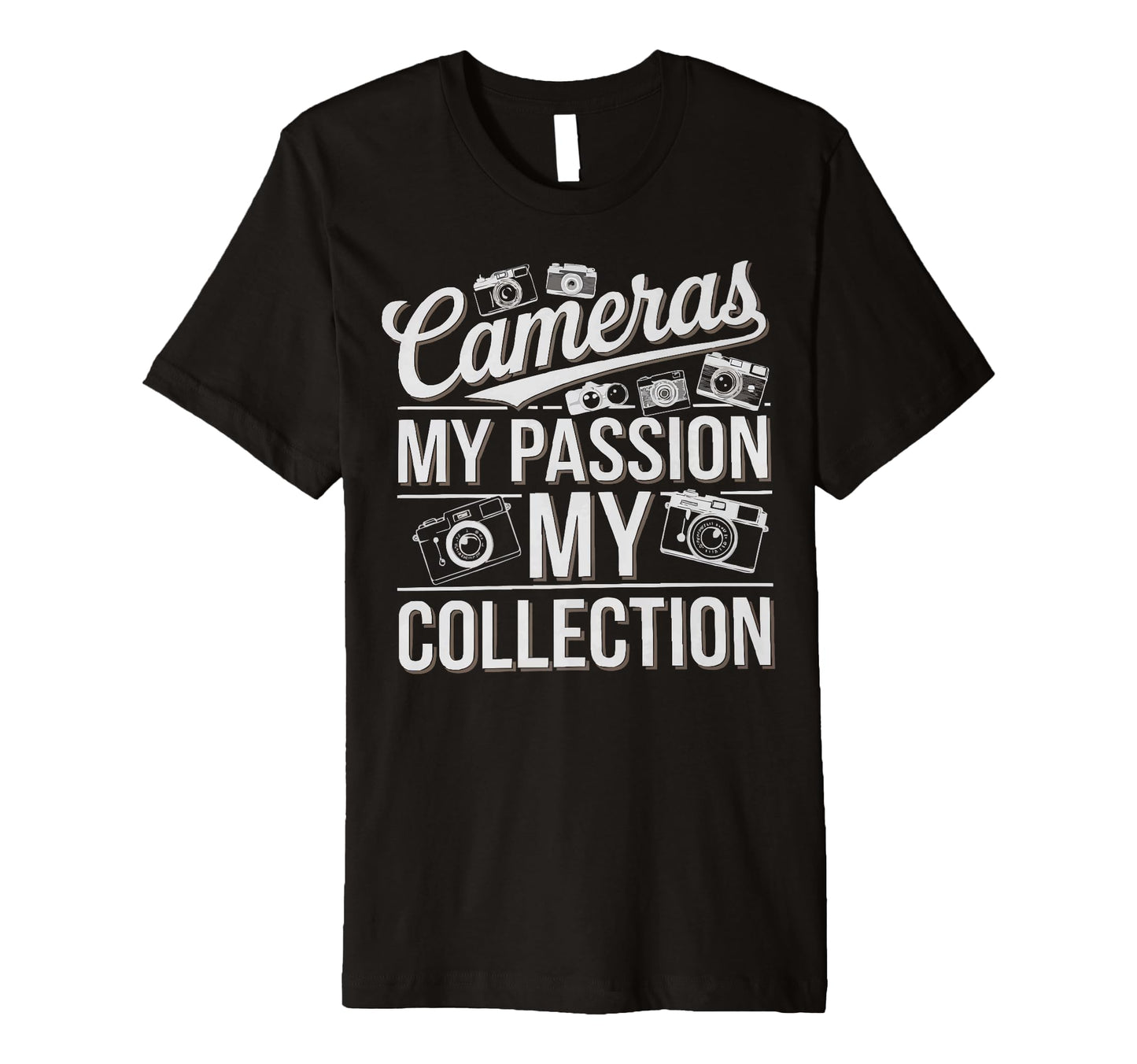 Camera Collector Cameraman Photography T-Shirt - Trendy Graphic Men Women - T-Shirt, Sweatshirt, Hoodie