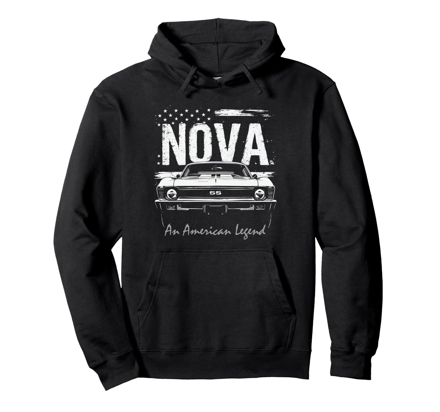 1968 1972 Nova Ss American Legend Muscle Hoodie - Custom Art Print Unisex - T-Shirt, Sweatshirt, Hoodie