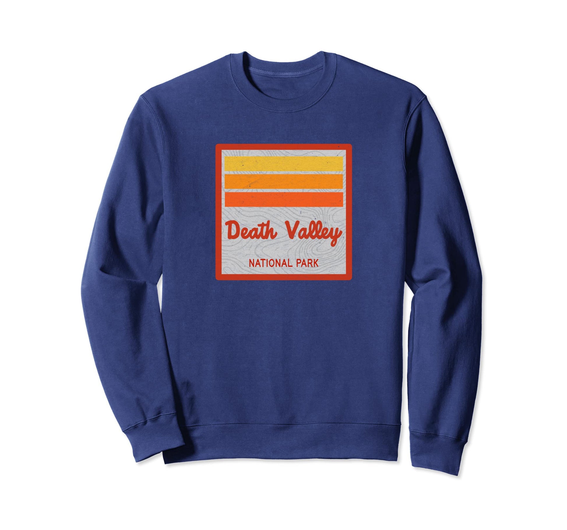 Death Valley National Park Stripes Sweatshirt - Minimalist Print Men Women - T-Shirt, Sweatshirt, Hoodie