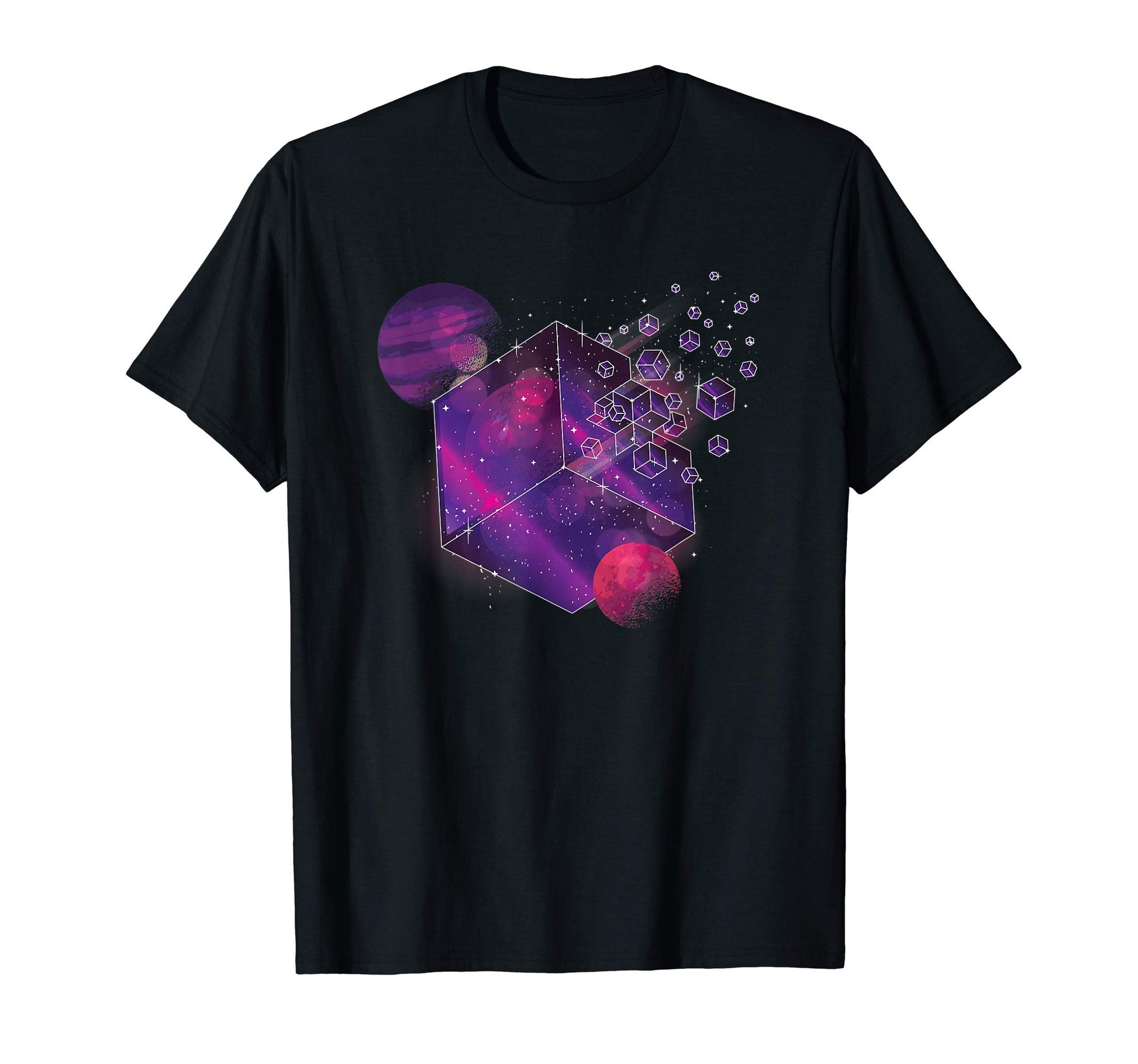 Polygonal Space Vaporwave Aesthetic T-Shirt - Streetwear Style for Adults - T-Shirt, Sweatshirt, Hoodie