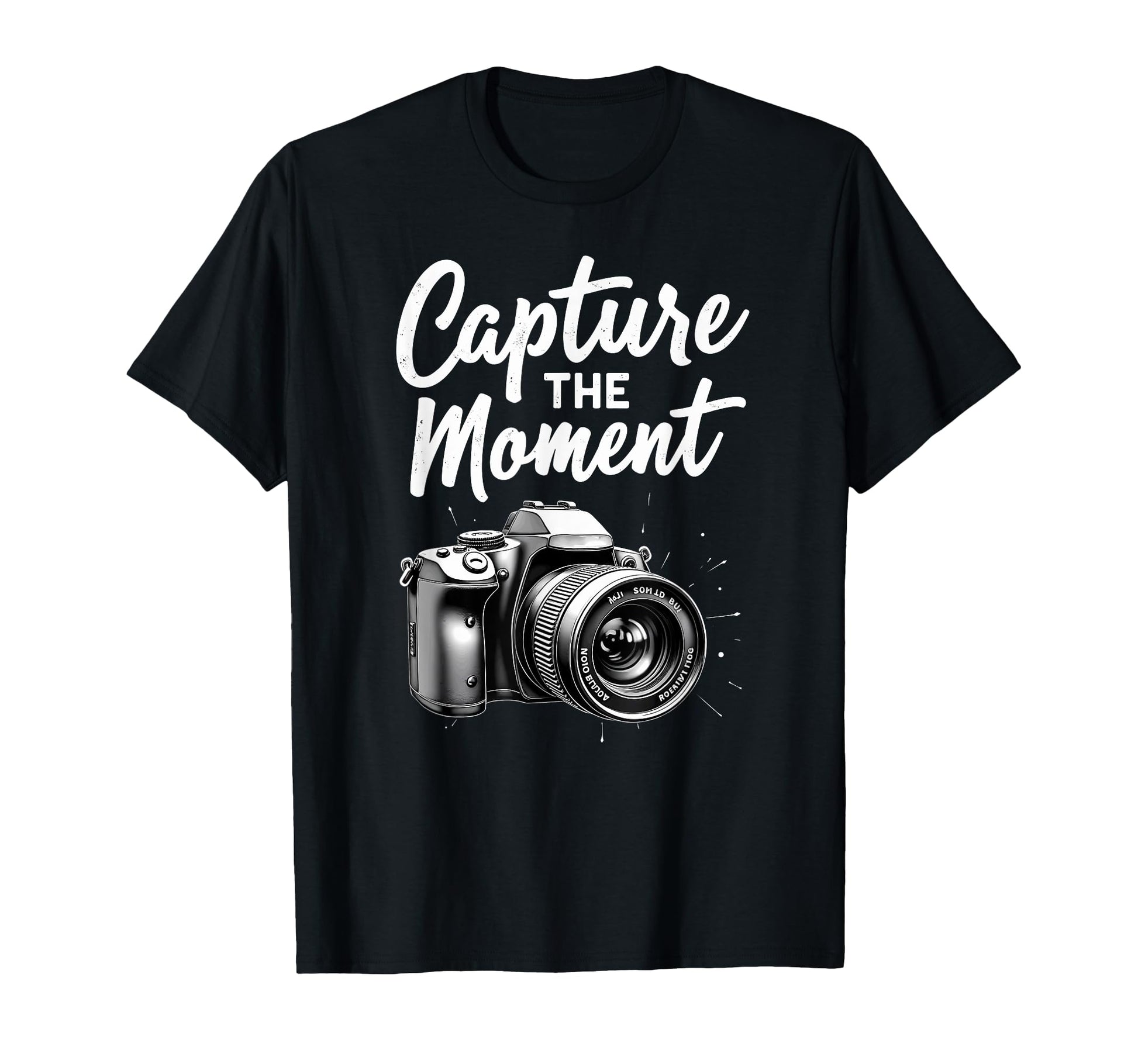 Capture Moment Camera Photography T-Shirt - Custom Art Print for Adults - T-Shirt, Sweatshirt, Hoodie