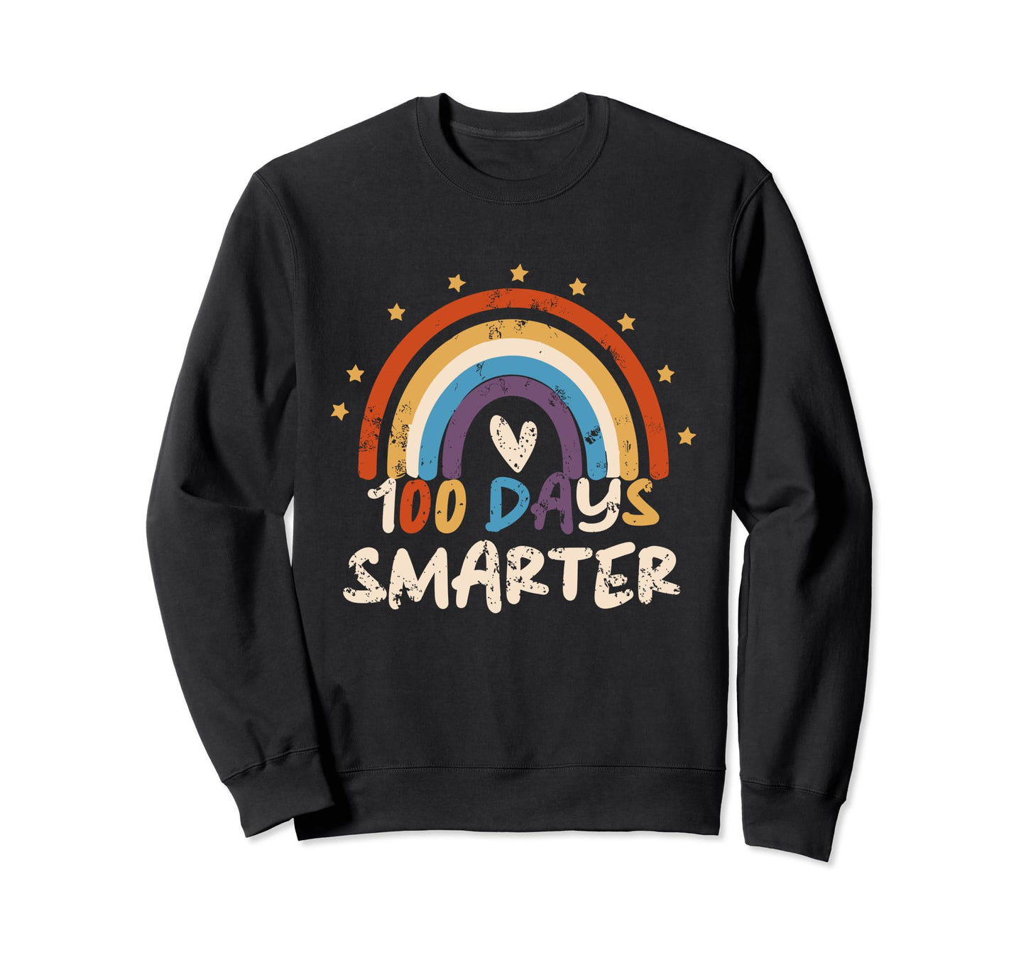 100Th Day School Teacher 100 Days Sweatshirt - Trendy Graphic for Adults - T-Shirt, Sweatshirt, Hoodie