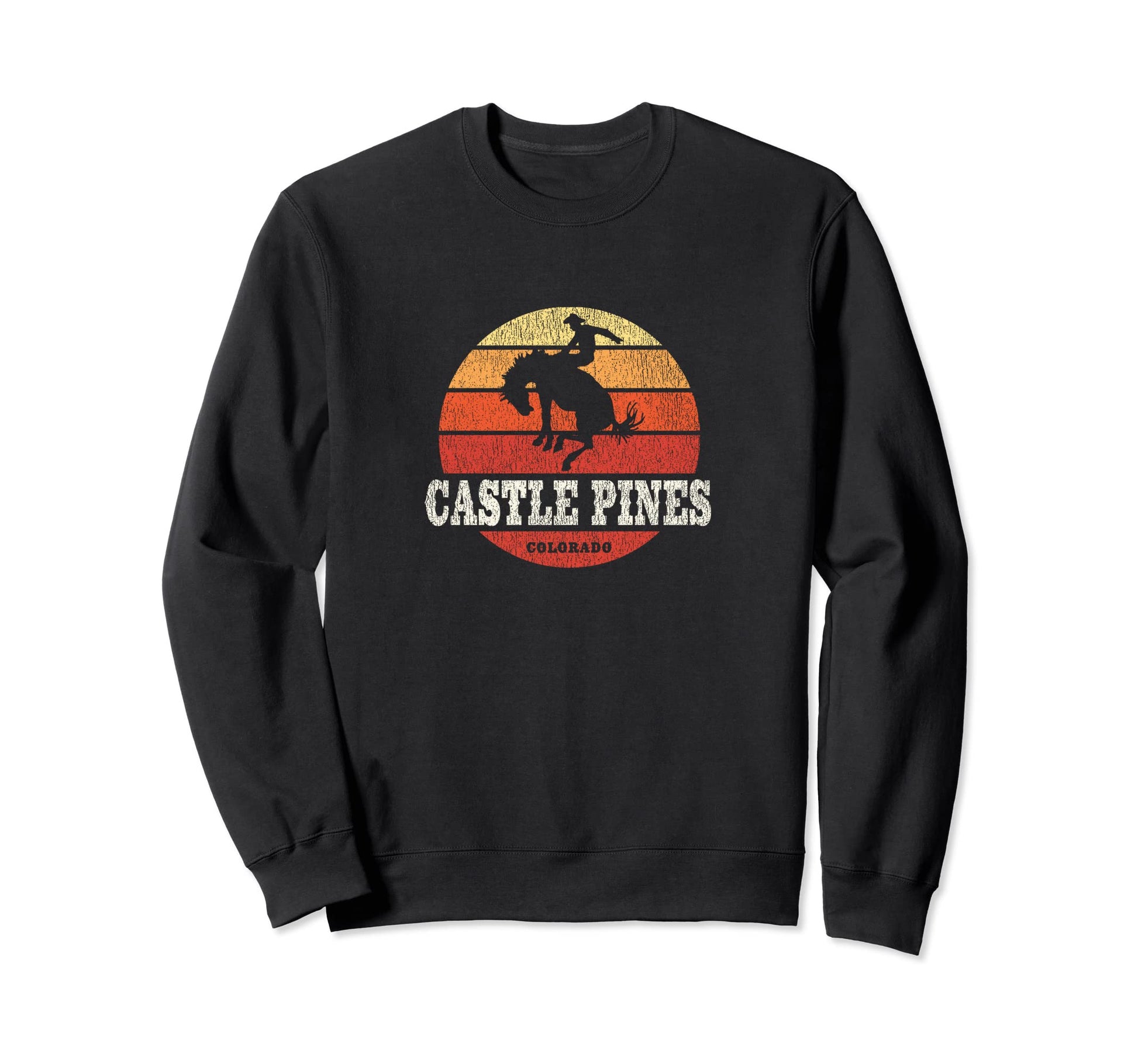 Castle Pines Co Country Western Sweatshirt - Graphic Print Men Women - T-Shirt, Sweatshirt, Hoodie