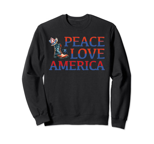 4Th July Cowboy Independence Day Sweatshirt - Streetwear Style Unisex - T-Shirt, Sweatshirt, Hoodie