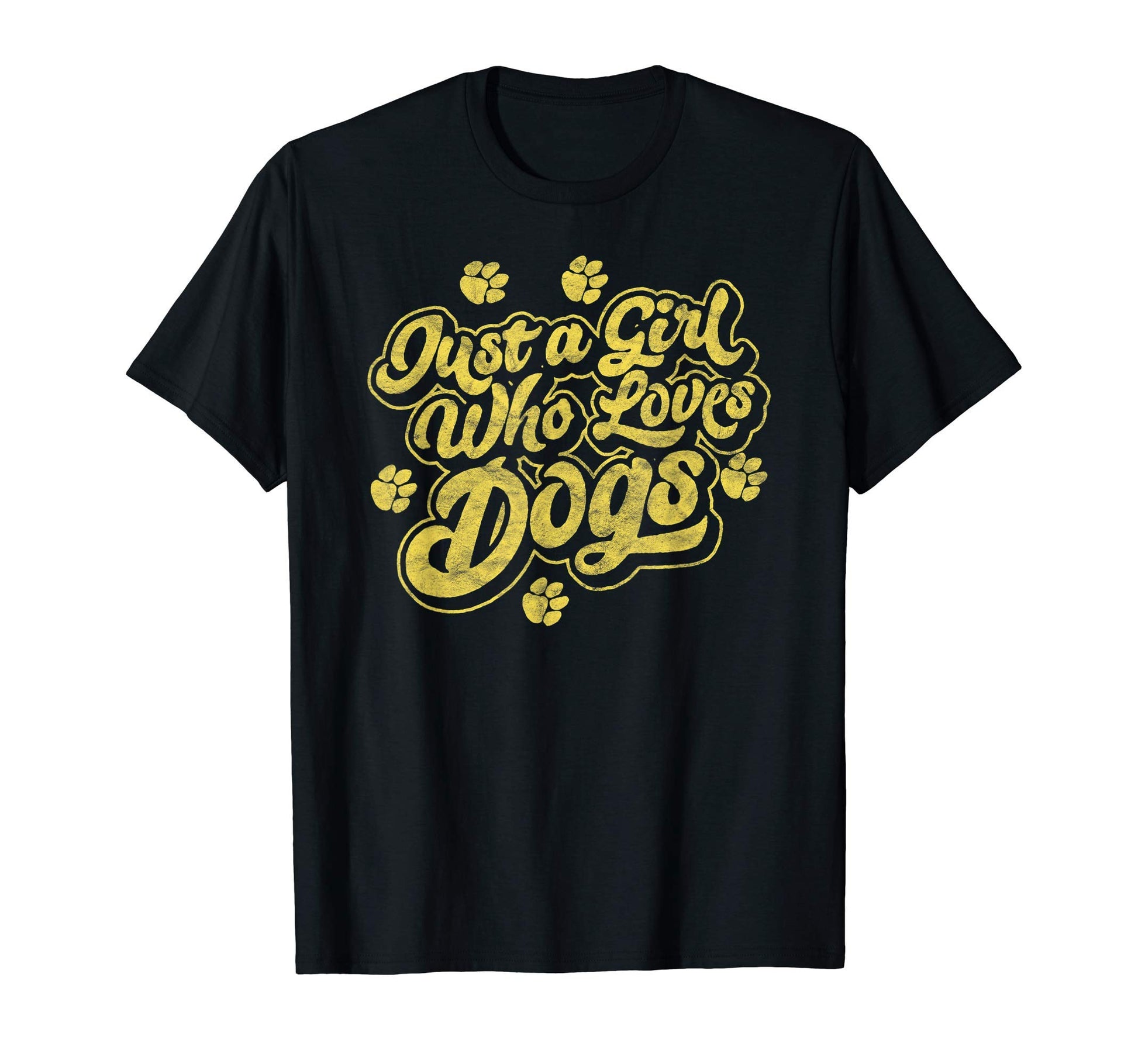 Just Who Loves Dogs Typography Pet T-Shirt - Novelty Apparel Unisex - T-Shirt, Sweatshirt, Hoodie