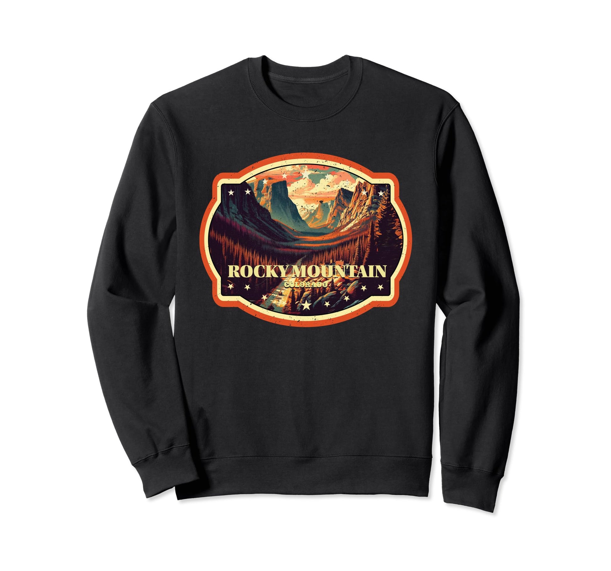 Rocky Mountain National Park Forest Sweatshirt - Custom Art Print Unisex - T-Shirt, Sweatshirt, Hoodie