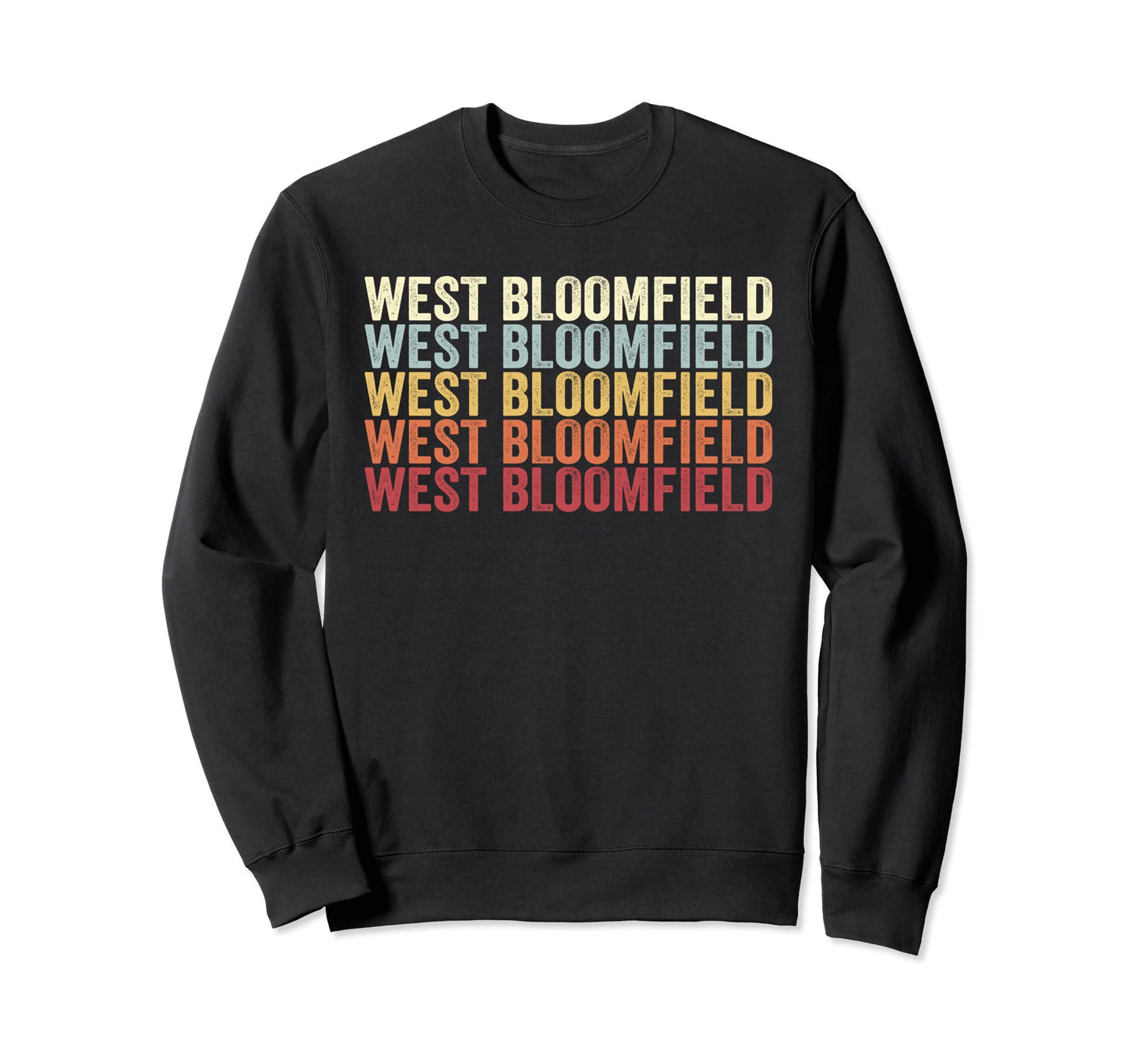 West Bloomfield New York West Sweatshirt - Custom Art Print for Adults - T-Shirt, Sweatshirt, Hoodie
