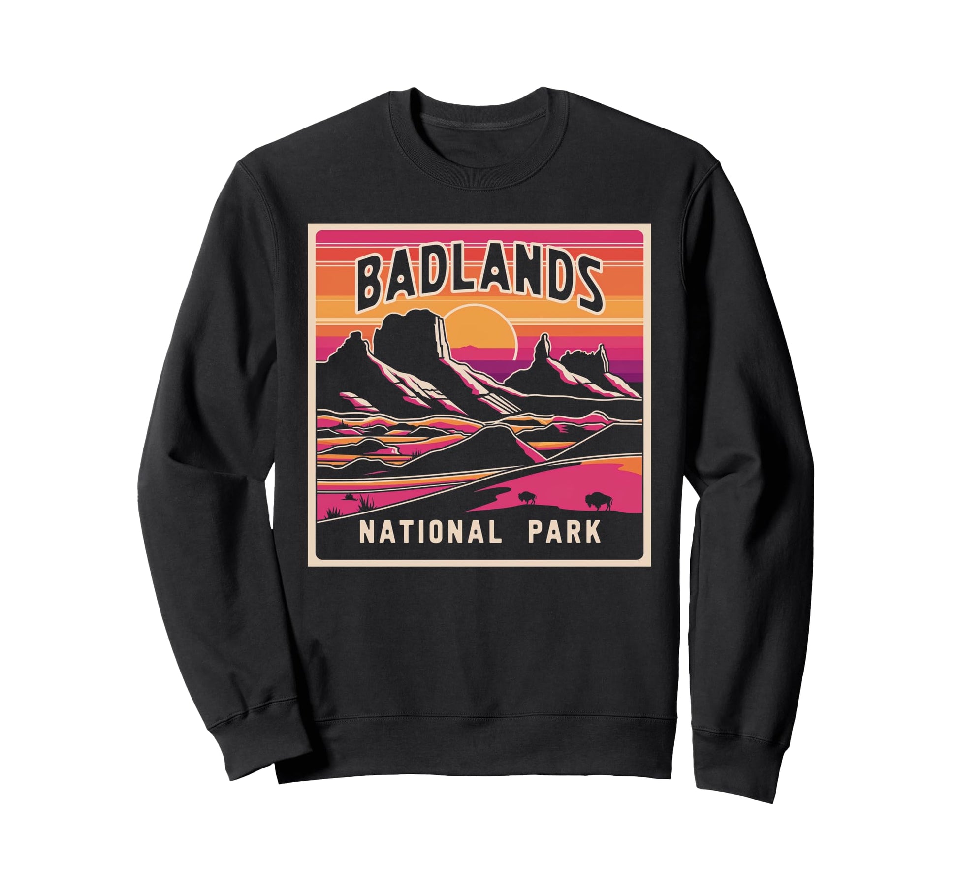 Badlands National Park South Dakota Sweatshirt - Graphic Print Unisex - T-Shirt, Sweatshirt, Hoodie