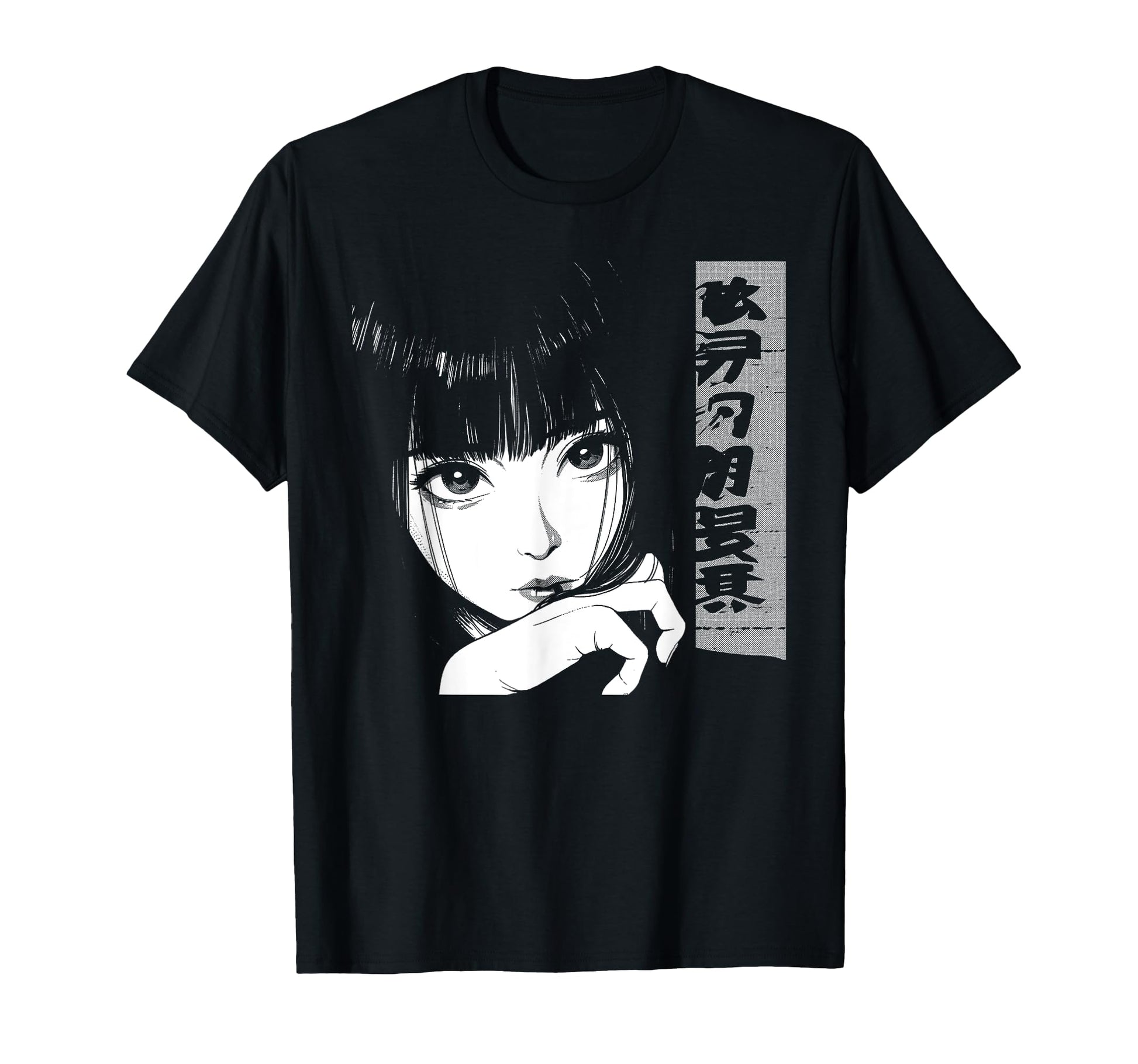 80S Anime Manga Aesthetic Punk Indie T-Shirt - Unique Graphic Unisex - T-Shirt, Sweatshirt, Hoodie