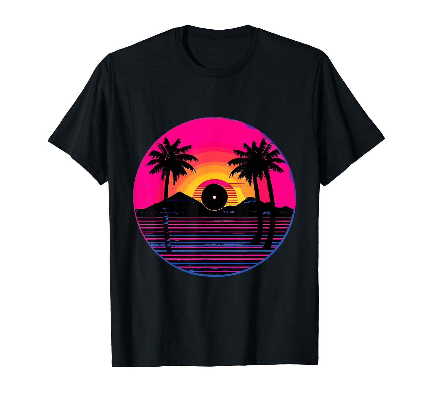 Vinyl Record Vaporwave Turntable T-Shirt - Casual Everyday Wear for Adults - T-Shirt, Sweatshirt, Hoodie