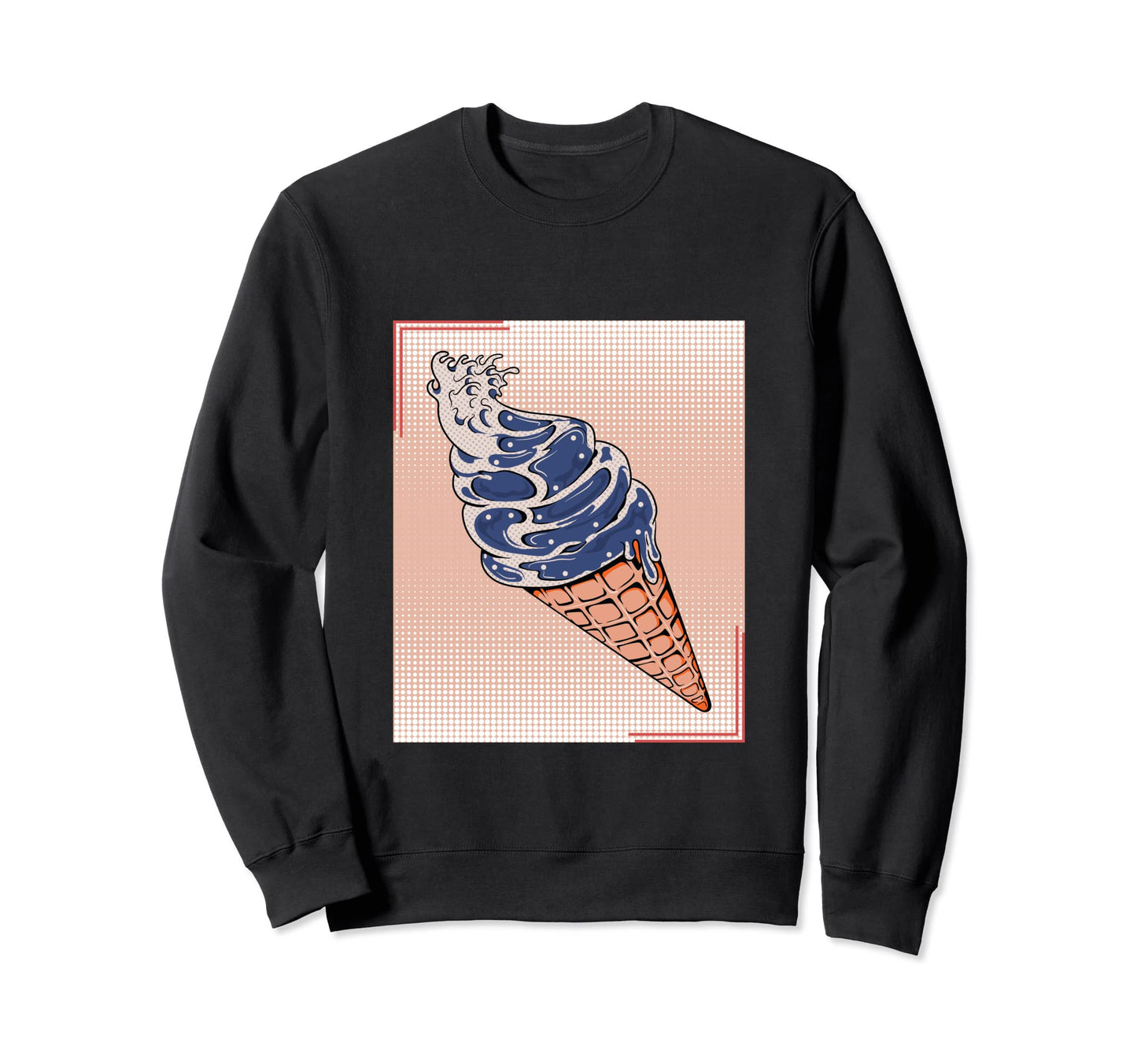 Japanese Ice Cream Harajuku Sweatshirt - Custom Art Print for Adults - T-Shirt, Sweatshirt, Hoodie