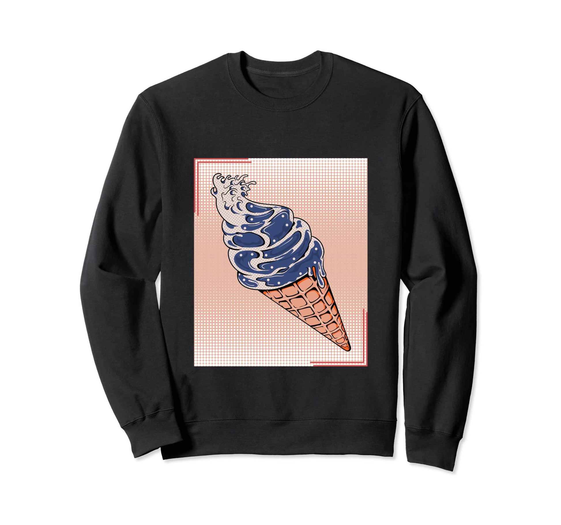 Japanese Ice Cream Harajuku Sweatshirt - Custom Art Print for Adults - T-Shirt, Sweatshirt, Hoodie