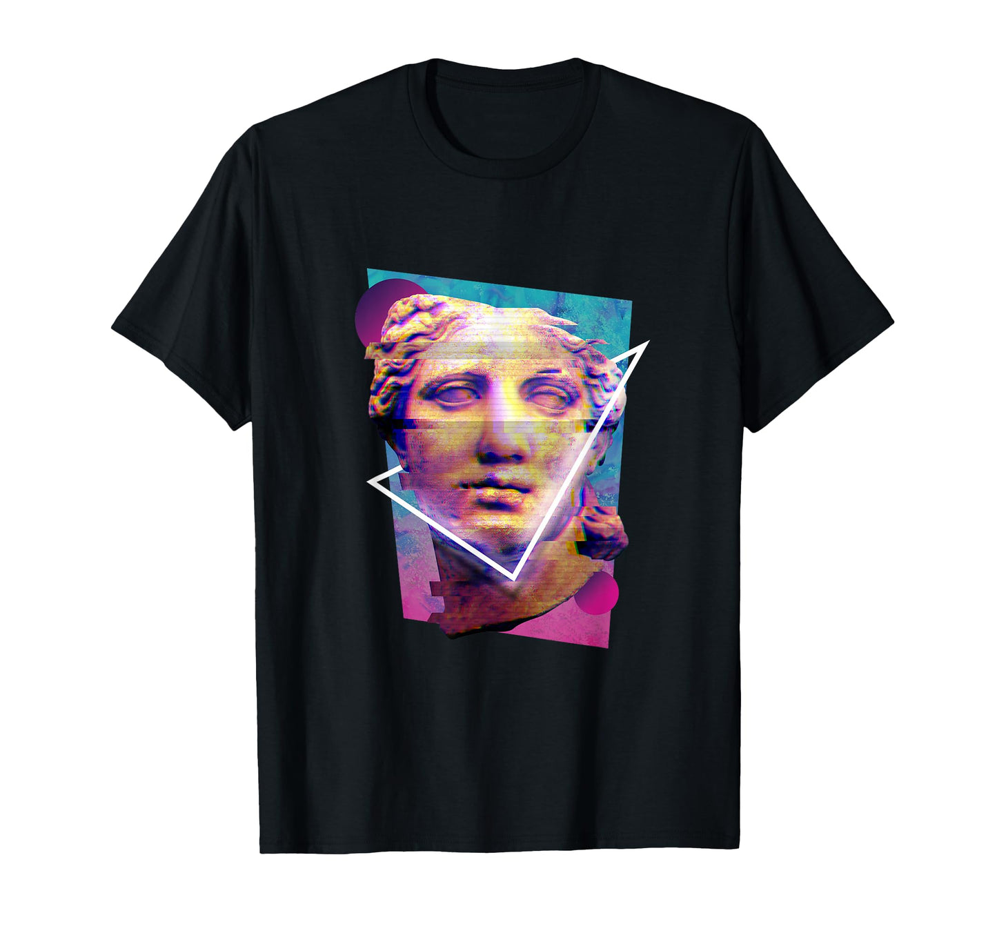 Vaporwave Aesthetic Statue Art T-Shirt - Graphic Print Men Women - T-Shirt, Sweatshirt, Hoodie