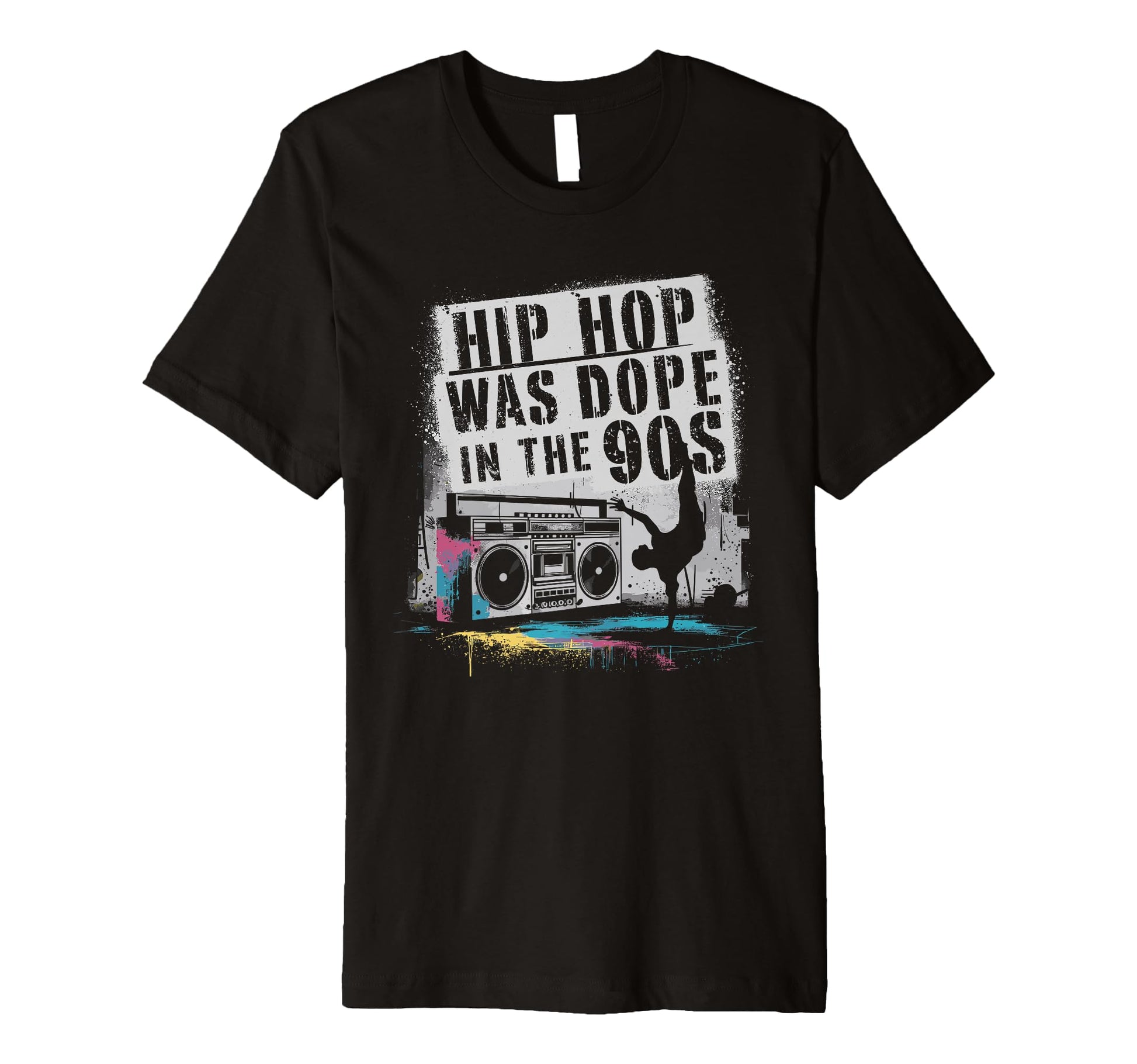 90S Hip Hop Nostalgia Old School T-Shirt - Casual Everyday Wear for Adults - T-Shirt, Sweatshirt, Hoodie