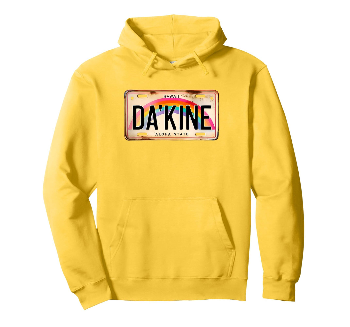 Dakine Hawaiian Pidgin Hawaii License Hoodie - Aesthetic Graphic Men Women - T-Shirt, Sweatshirt, Hoodie