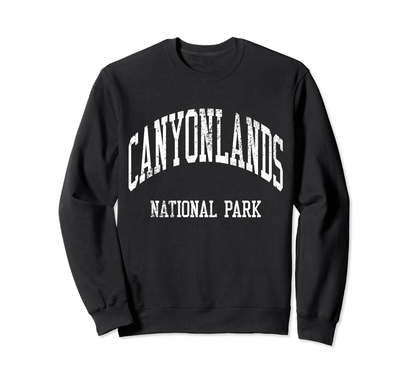 Canyonlands National Park 70S College Sweatshirt - Minimalist Print Unisex - T-Shirt, Sweatshirt, Hoodie