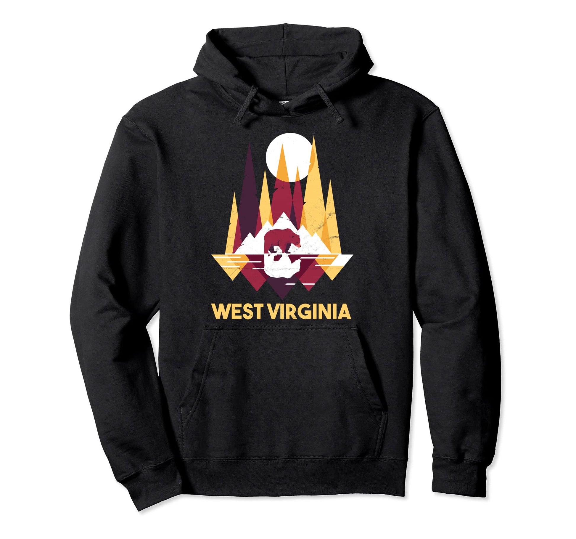 West Virginia Allegheny Mountains Hoodie - Casual Everyday Wear for Adults - T-Shirt, Sweatshirt, Hoodie