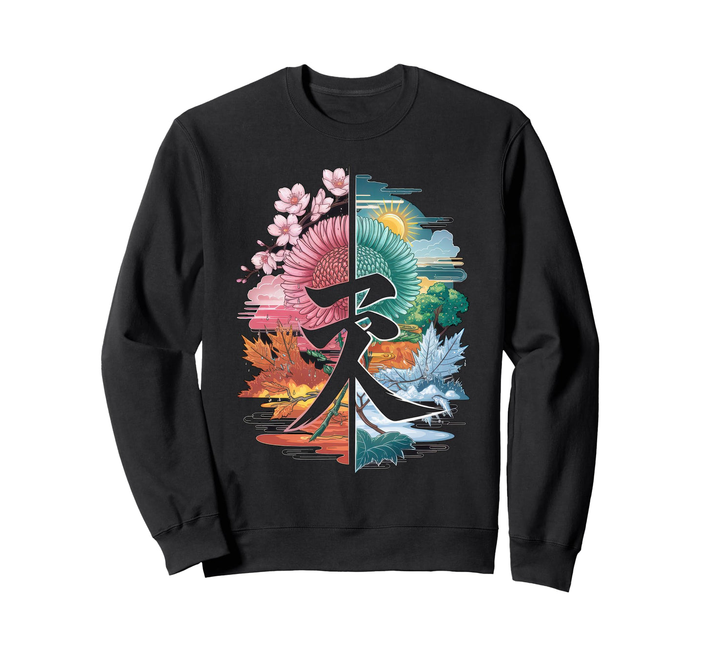 Japanese Aesthetic Streetwear Sweatshirt - Casual Everyday Wear Unisex - T-Shirt, Sweatshirt, Hoodie