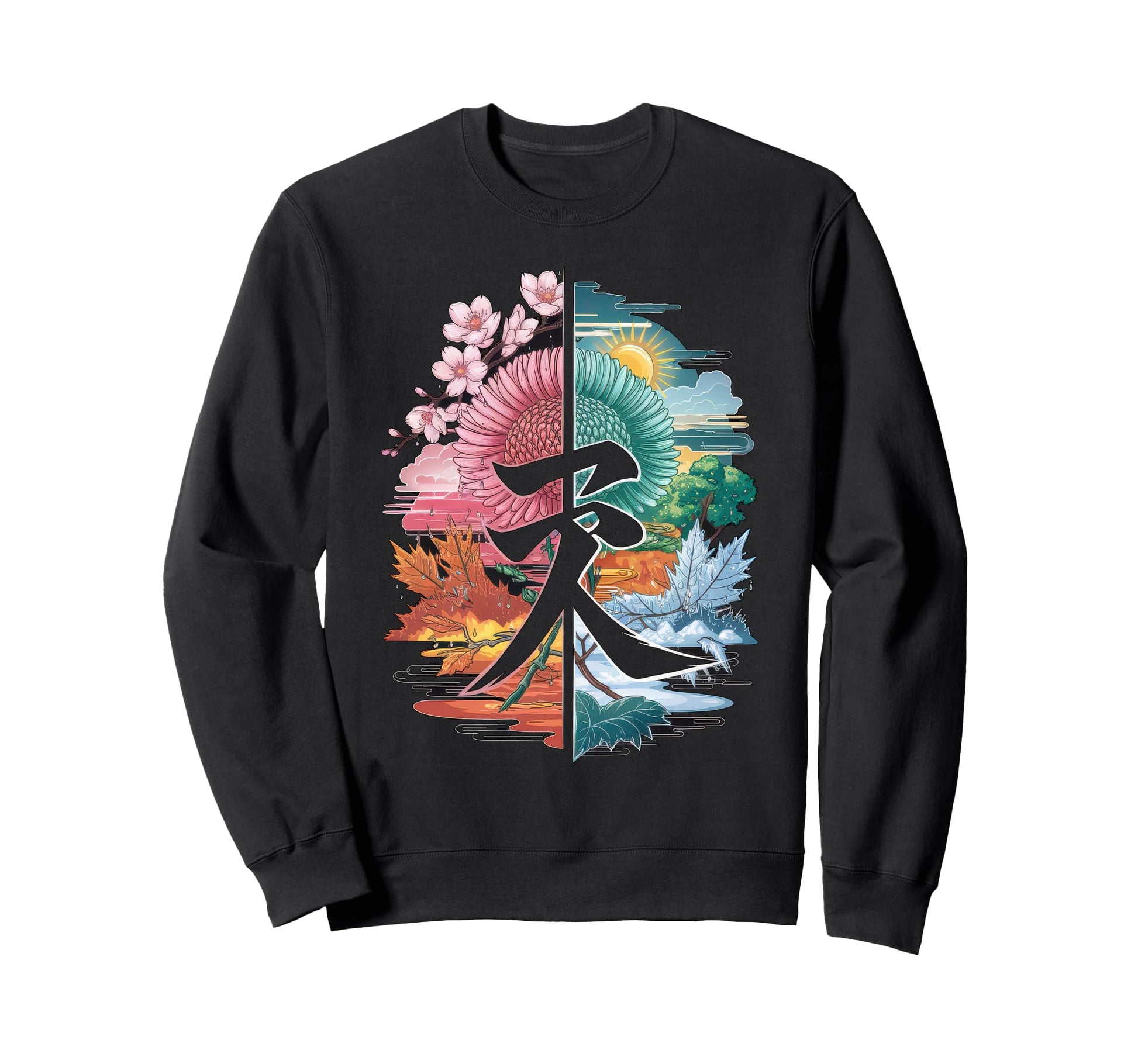 Japanese Aesthetic Streetwear Sweatshirt - Casual Everyday Wear Unisex - T-Shirt, Sweatshirt, Hoodie