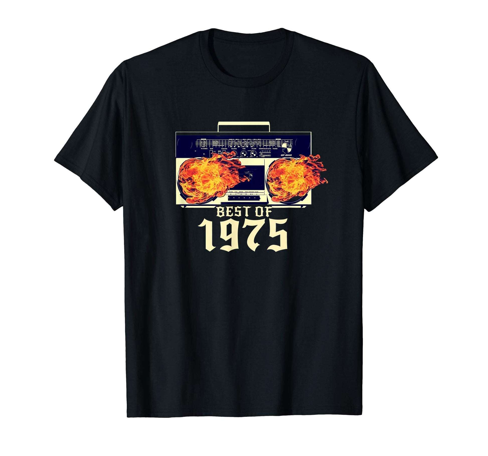 Best 1975 Audio Cassette Player T-Shirt - Casual Everyday Wear Unisex - T-Shirt, Sweatshirt, Hoodie