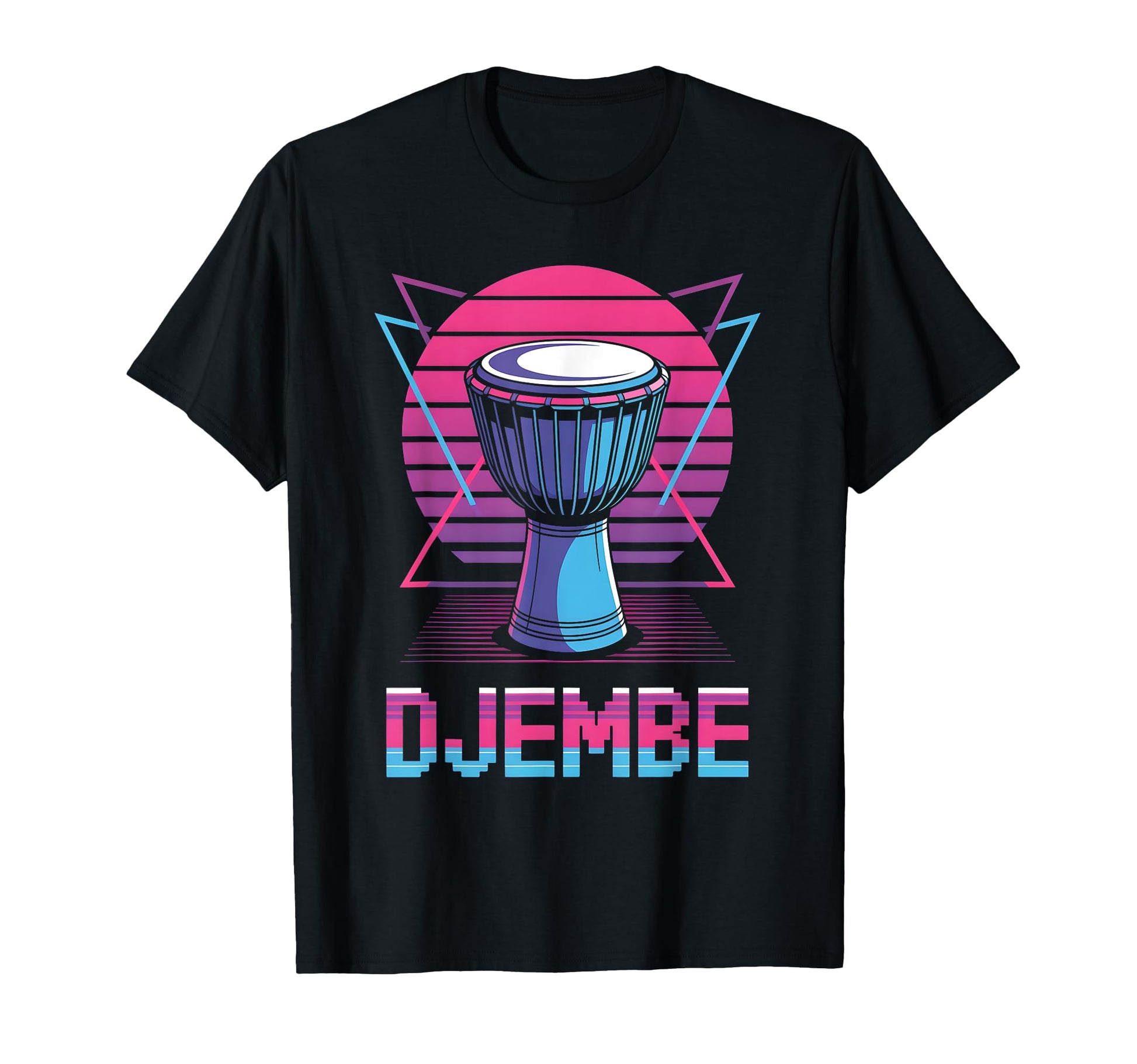Vaporwave Djembe Aesthetic T-Shirt - Streetwear Style for Adults - T-Shirt, Sweatshirt, Hoodie