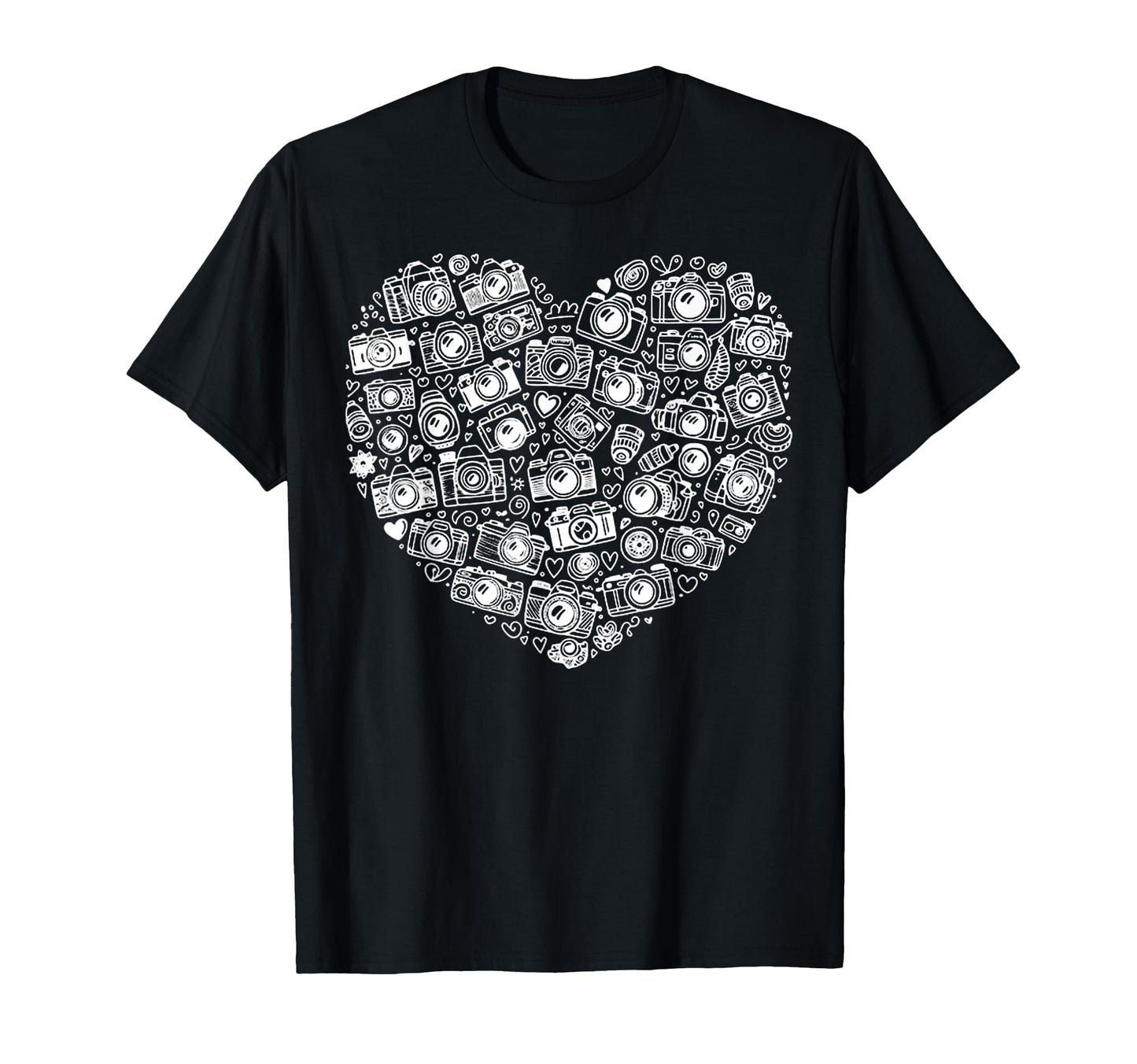 Heart Photographer T-Shirt - Aesthetic Graphic for Adults - T-Shirt, Sweatshirt, Hoodie
