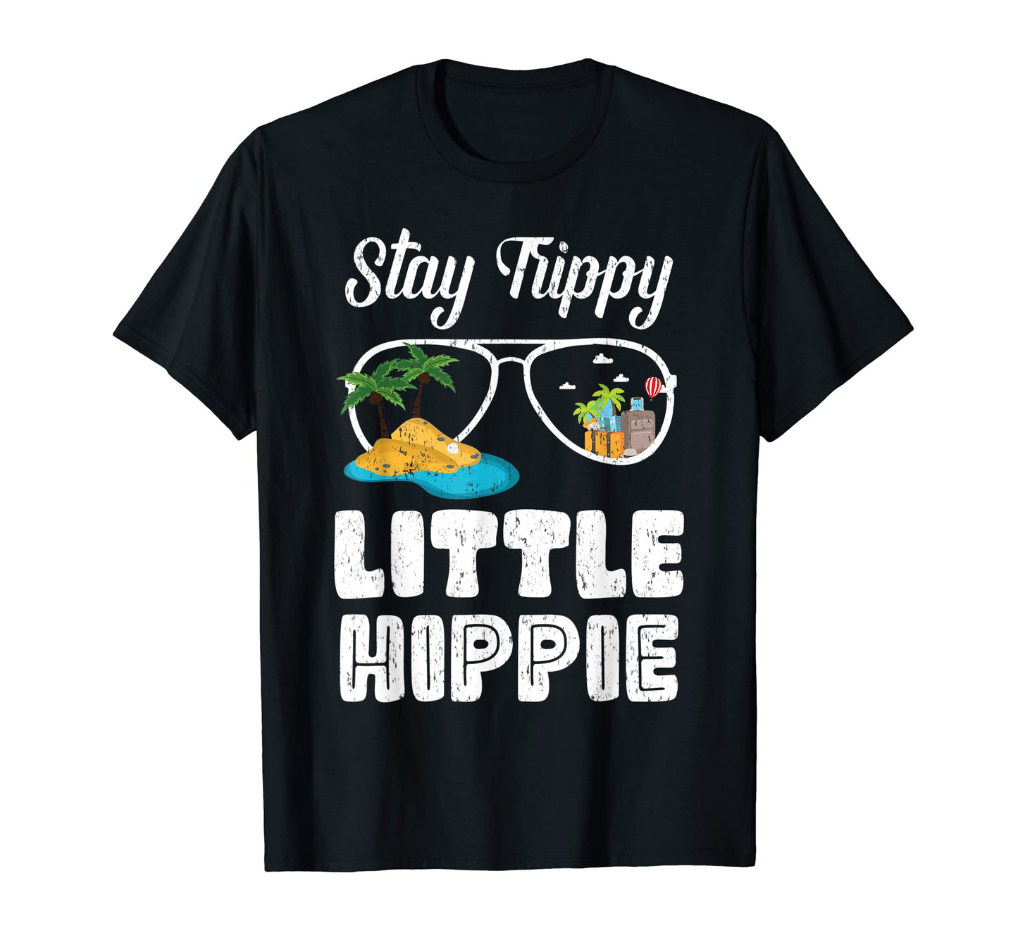 Stay Trippy Little Hippie Peace Love T-Shirt - Graphic Print for Adults - T-Shirt, Sweatshirt, Hoodie