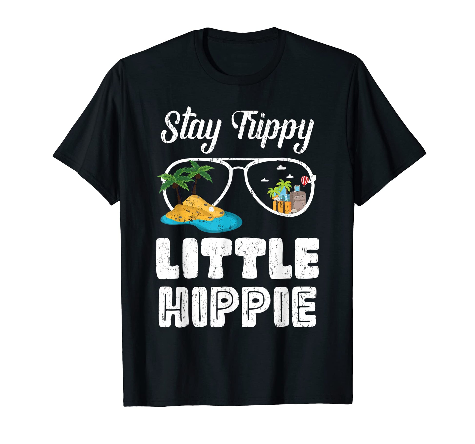 Stay Trippy Little Hippie Peace Love T-Shirt - Graphic Print for Adults - T-Shirt, Sweatshirt, Hoodie