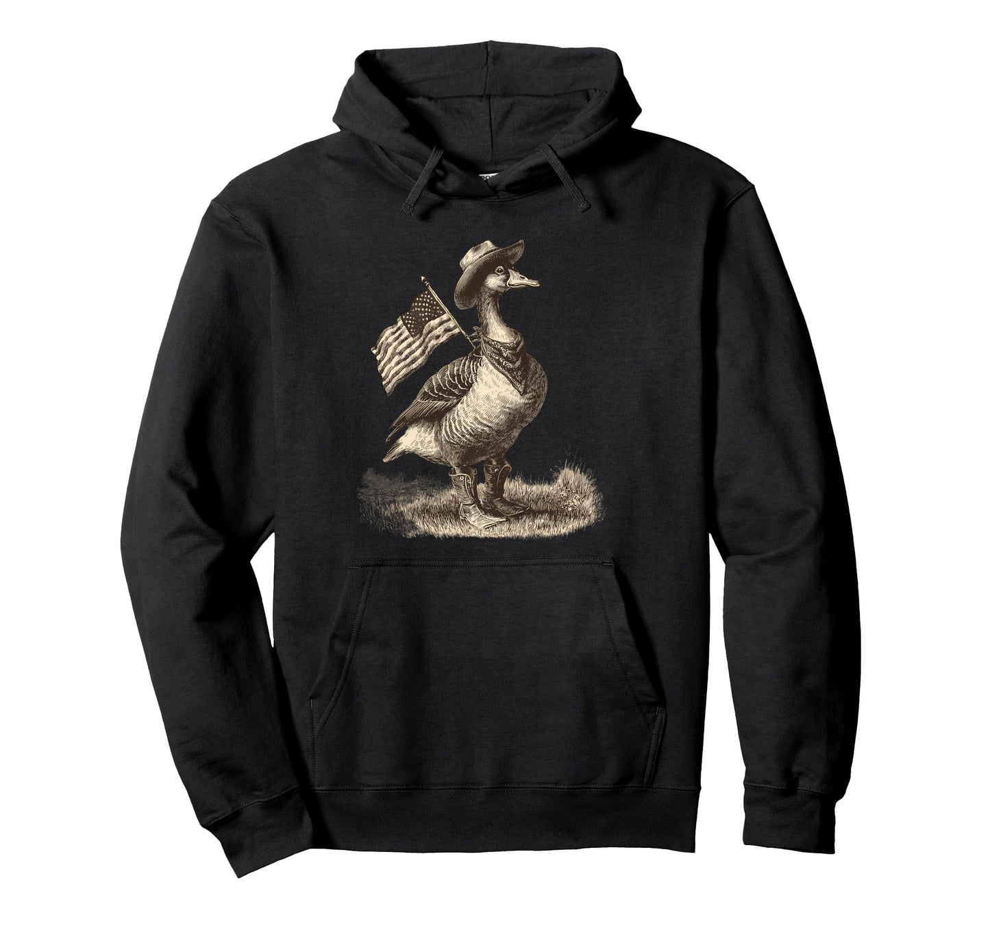 Country Cowboy Goose Rodeo Cowgirl Hoodie - Casual Everyday Wear Men Women - T-Shirt, Sweatshirt, Hoodie