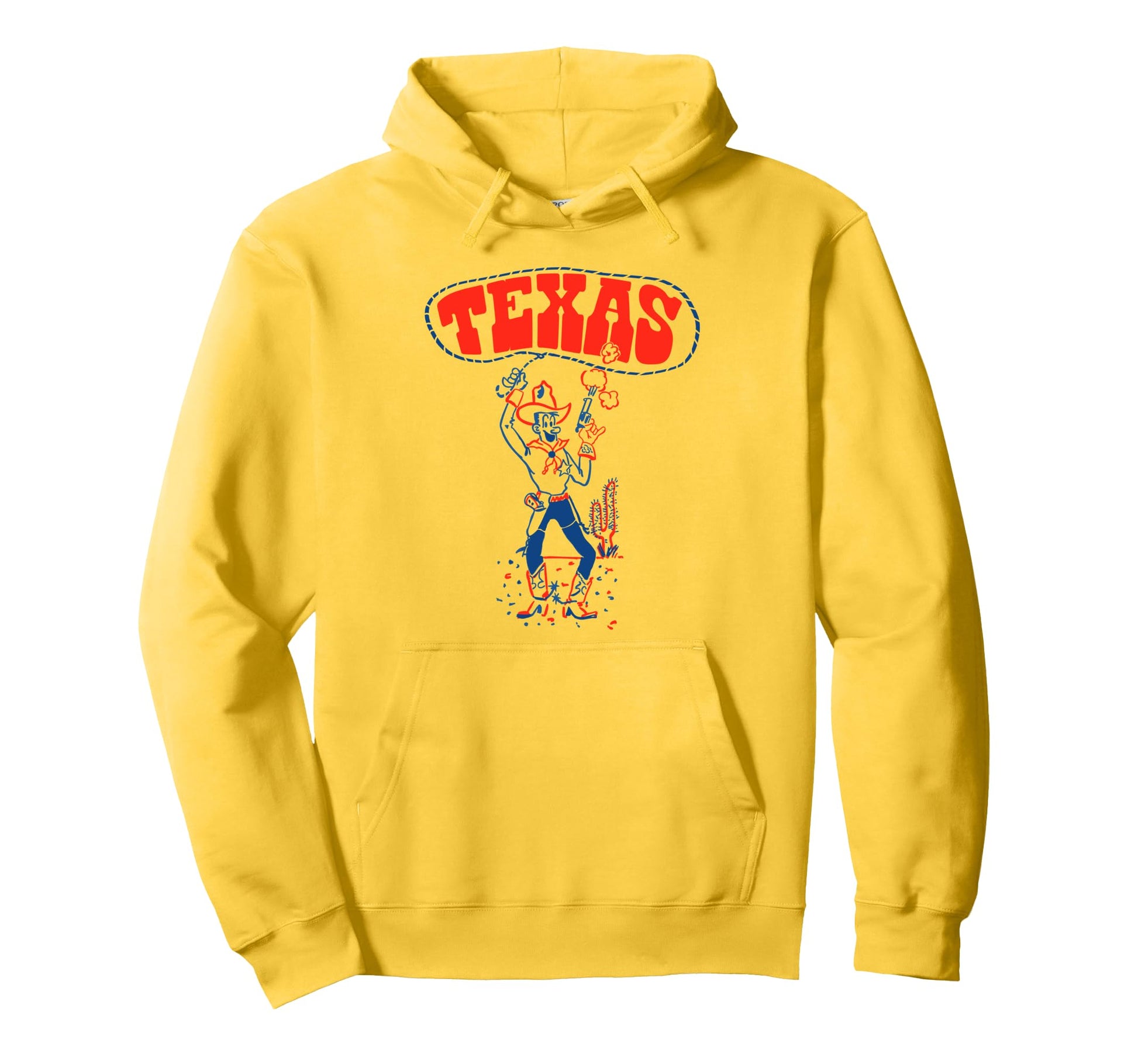 Texas Roping Cowboy Funny Western Hoodie - Graphic Print for Adults - T-Shirt, Sweatshirt, Hoodie