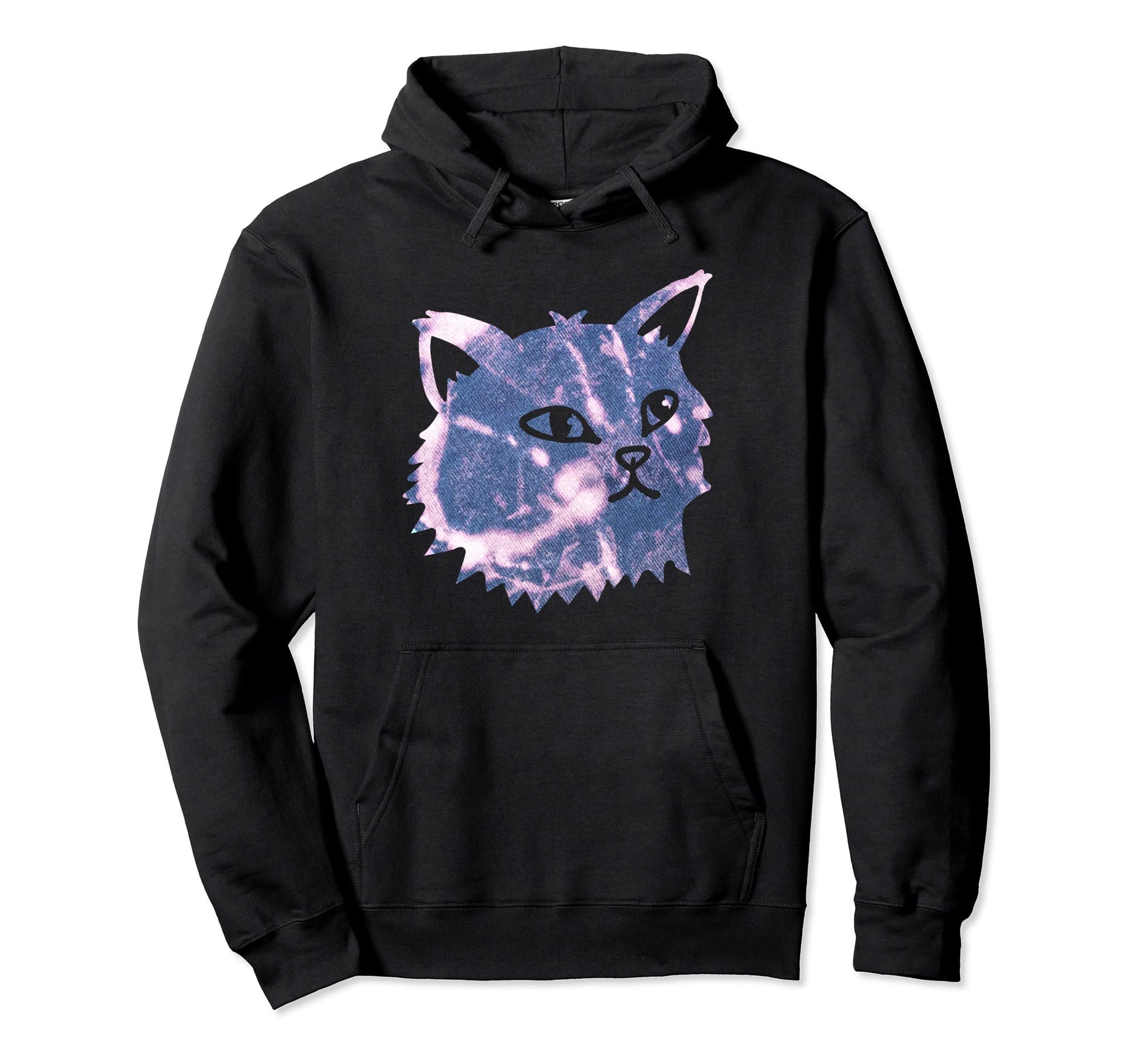 Cat 1990S Vaporwave Aesthetics Art Cat Hoodie - Custom Art Print for Adults - T-Shirt, Sweatshirt, Hoodie