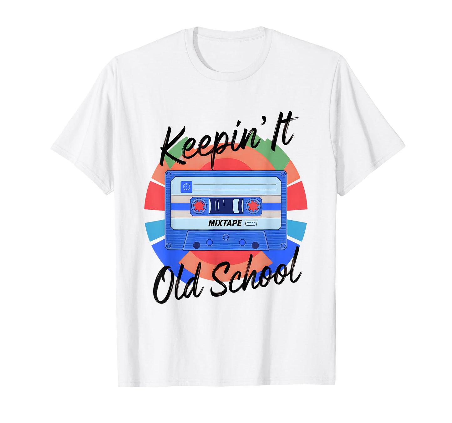 Old School Hip Hop 80S 90S Cassette Tape T-Shirt - Graphic Print Unisex - T-Shirt, Sweatshirt, Hoodie