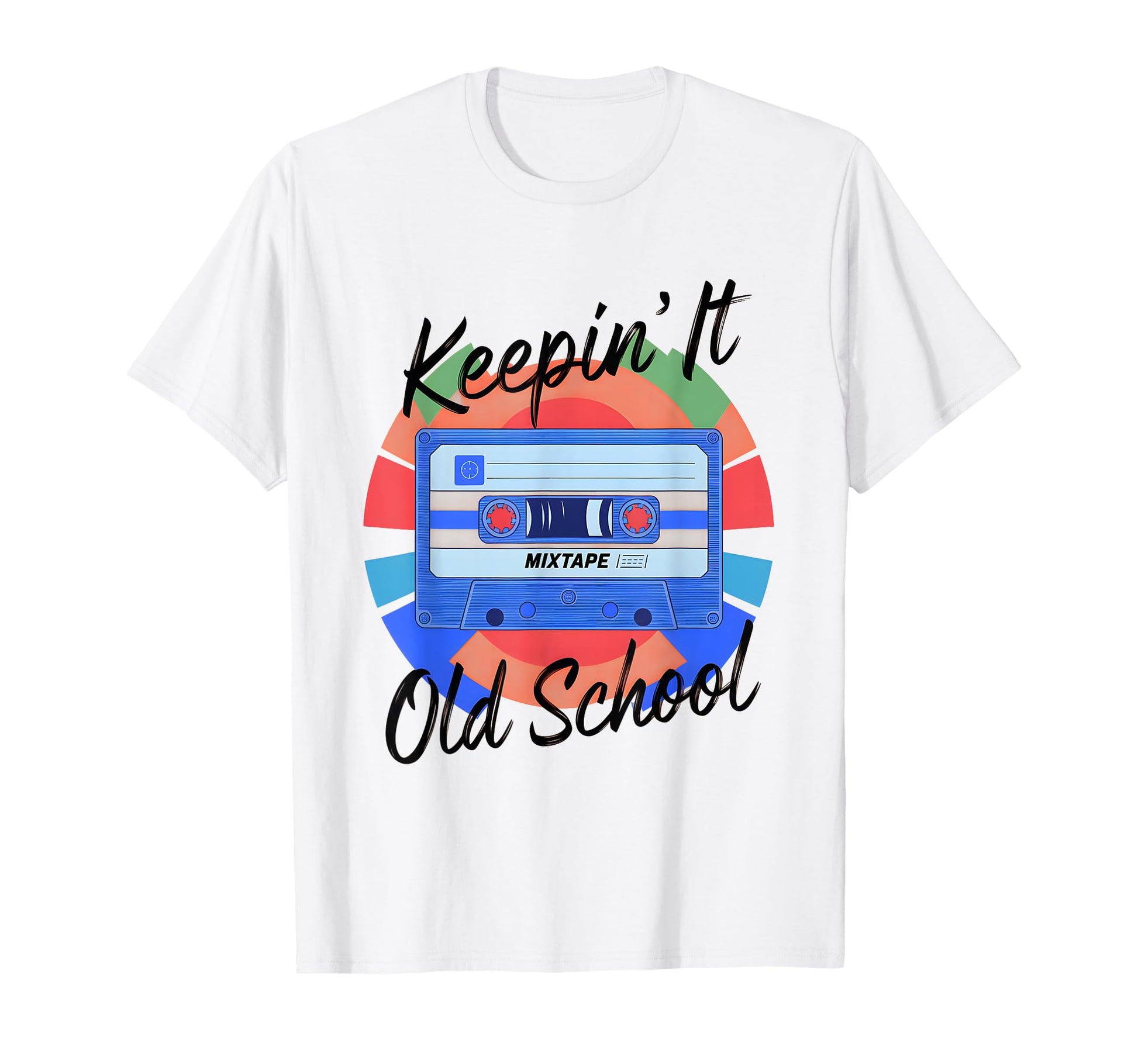 Old School Hip Hop 80S 90S Cassette Tape T-Shirt - Graphic Print Unisex - T-Shirt, Sweatshirt, Hoodie