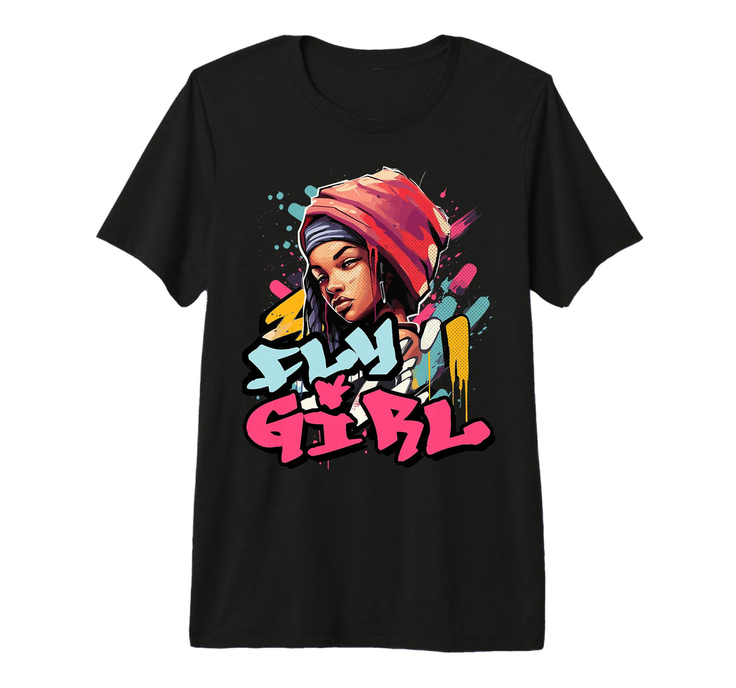 Fly 80S 90S Old School B Hip Hop Tri T-Shirt - Minimalist Print Unisex - T-Shirt, Sweatshirt, Hoodie