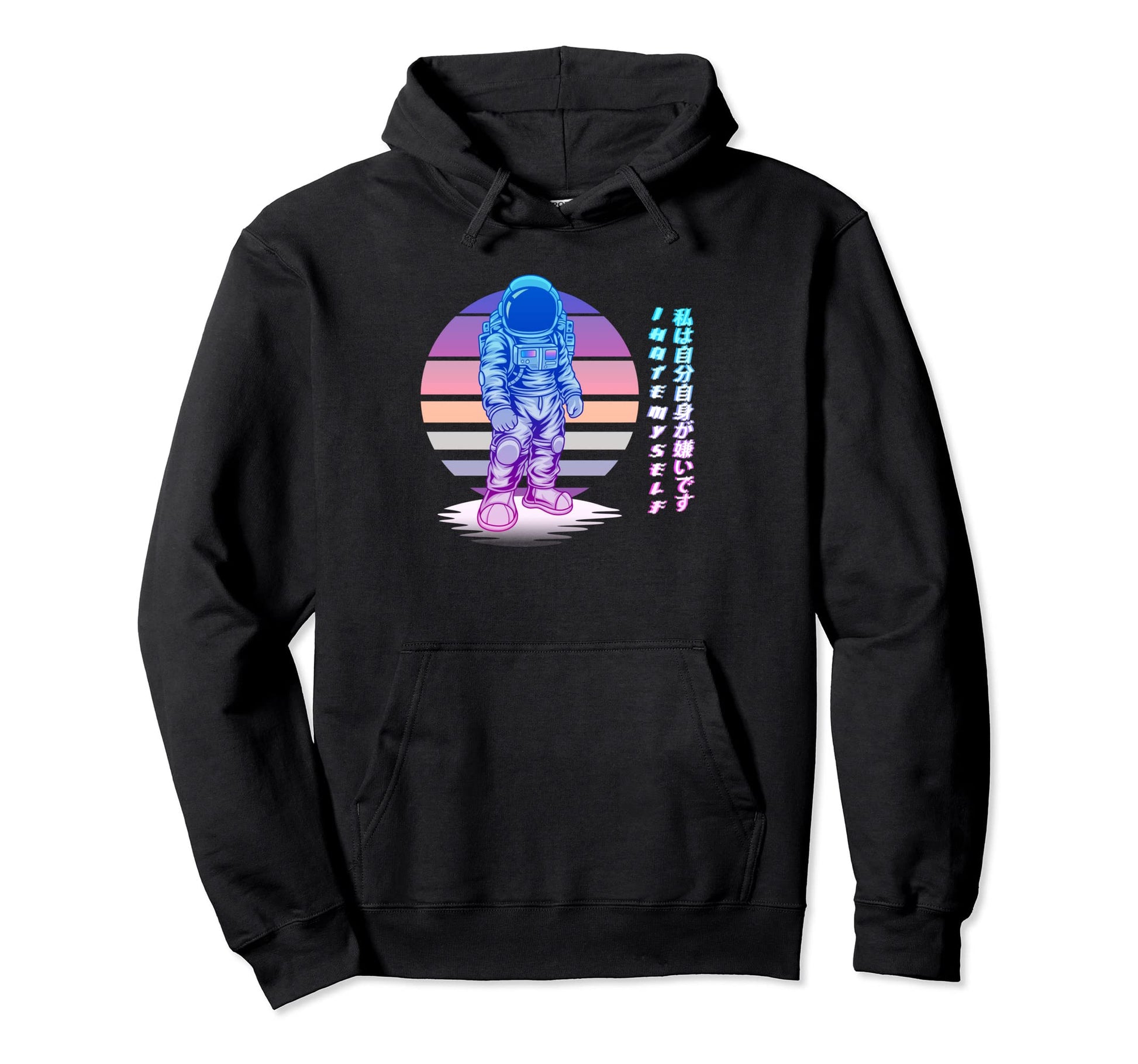 I Hate Myself Aesthetic Vaporwave 90S Hoodie - Streetwear Style Unisex - T-Shirt, Sweatshirt, Hoodie