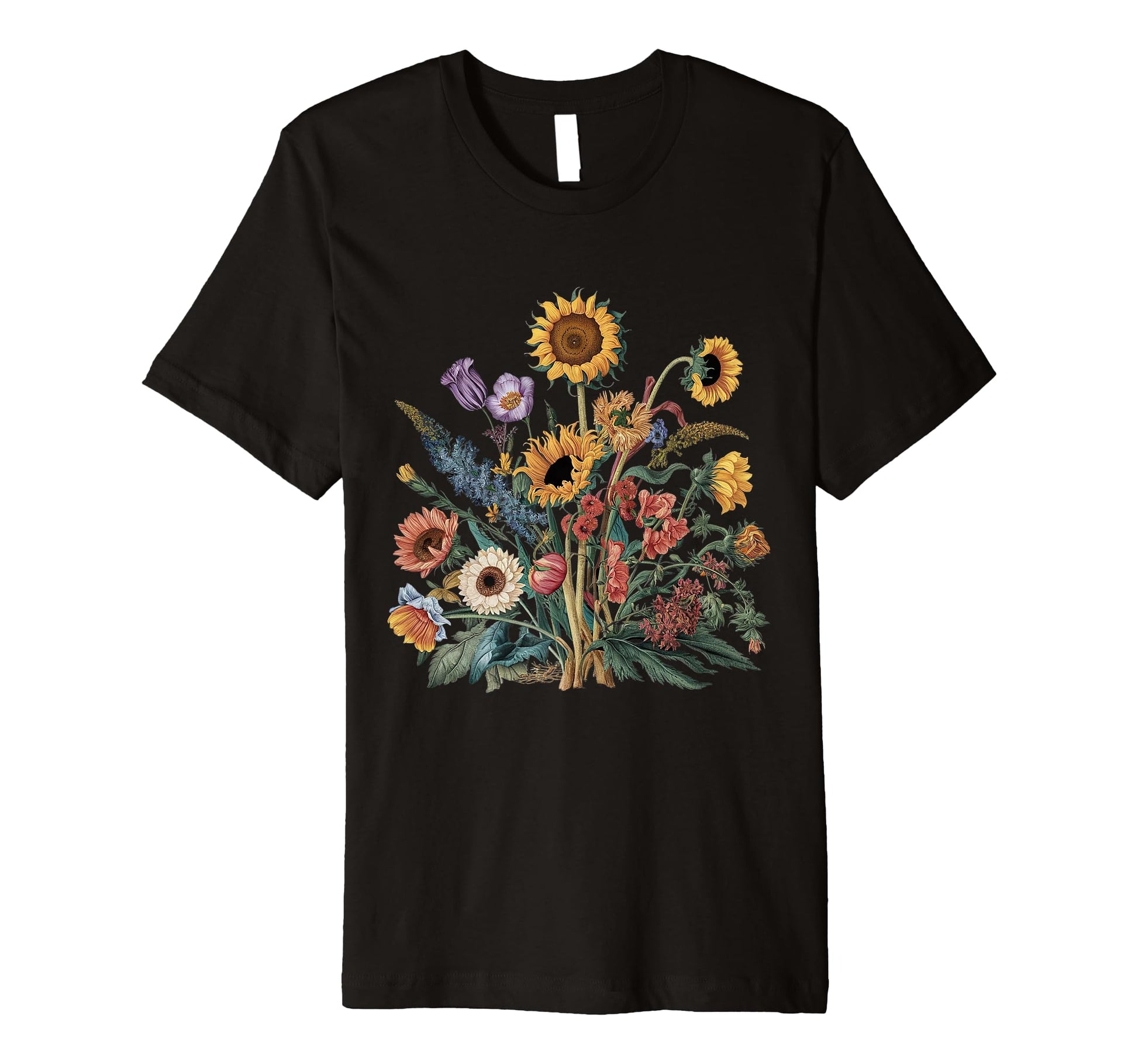 Boho Wildflowers Gardening T-Shirt - Casual Everyday Wear Unisex - T-Shirt, Sweatshirt, Hoodie