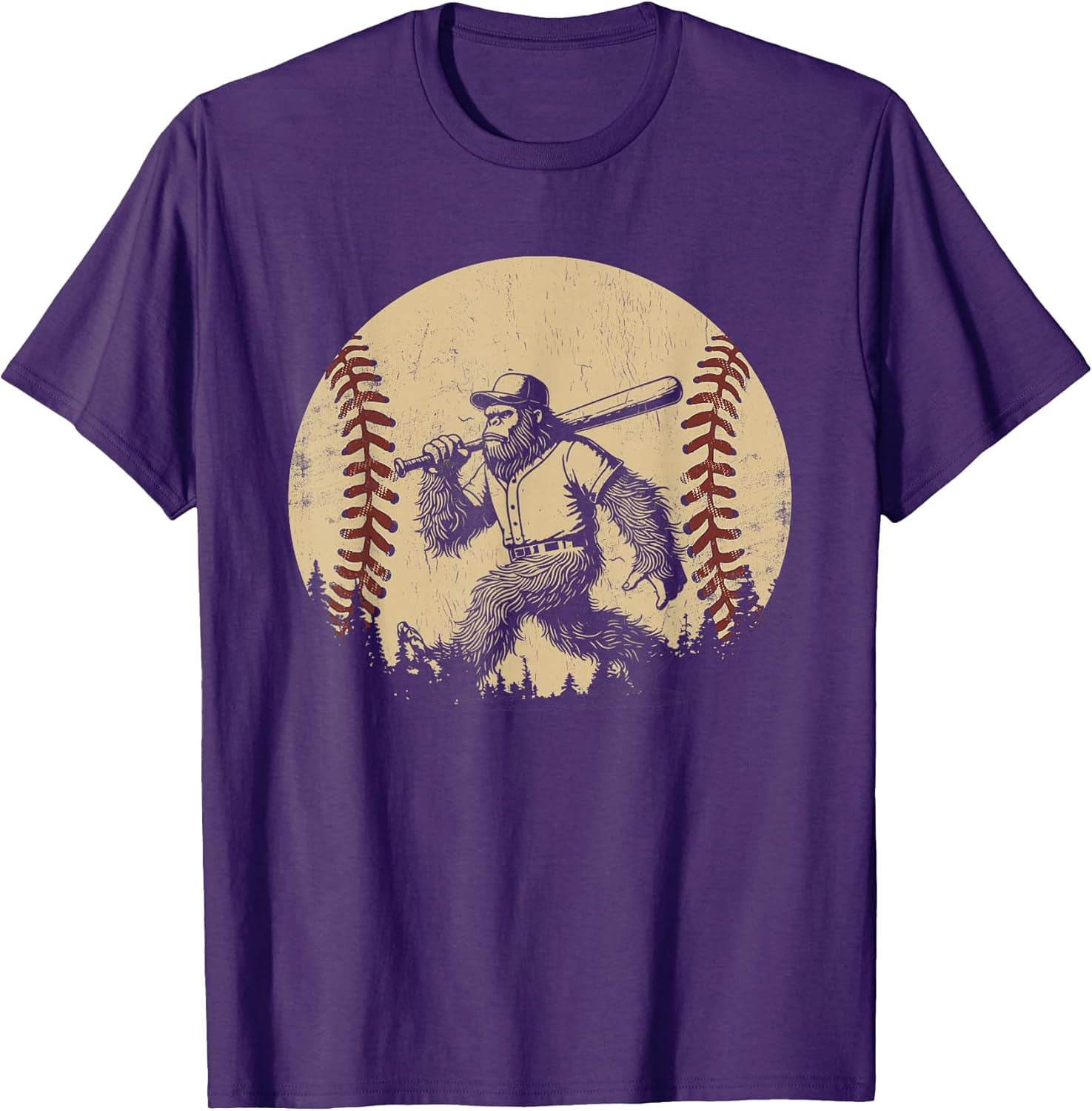Retro Bigfoot Baseball Merch Apparel - Adult & Kids T-Shirts, Sweatshirts & Hoodies apparel design preview 1