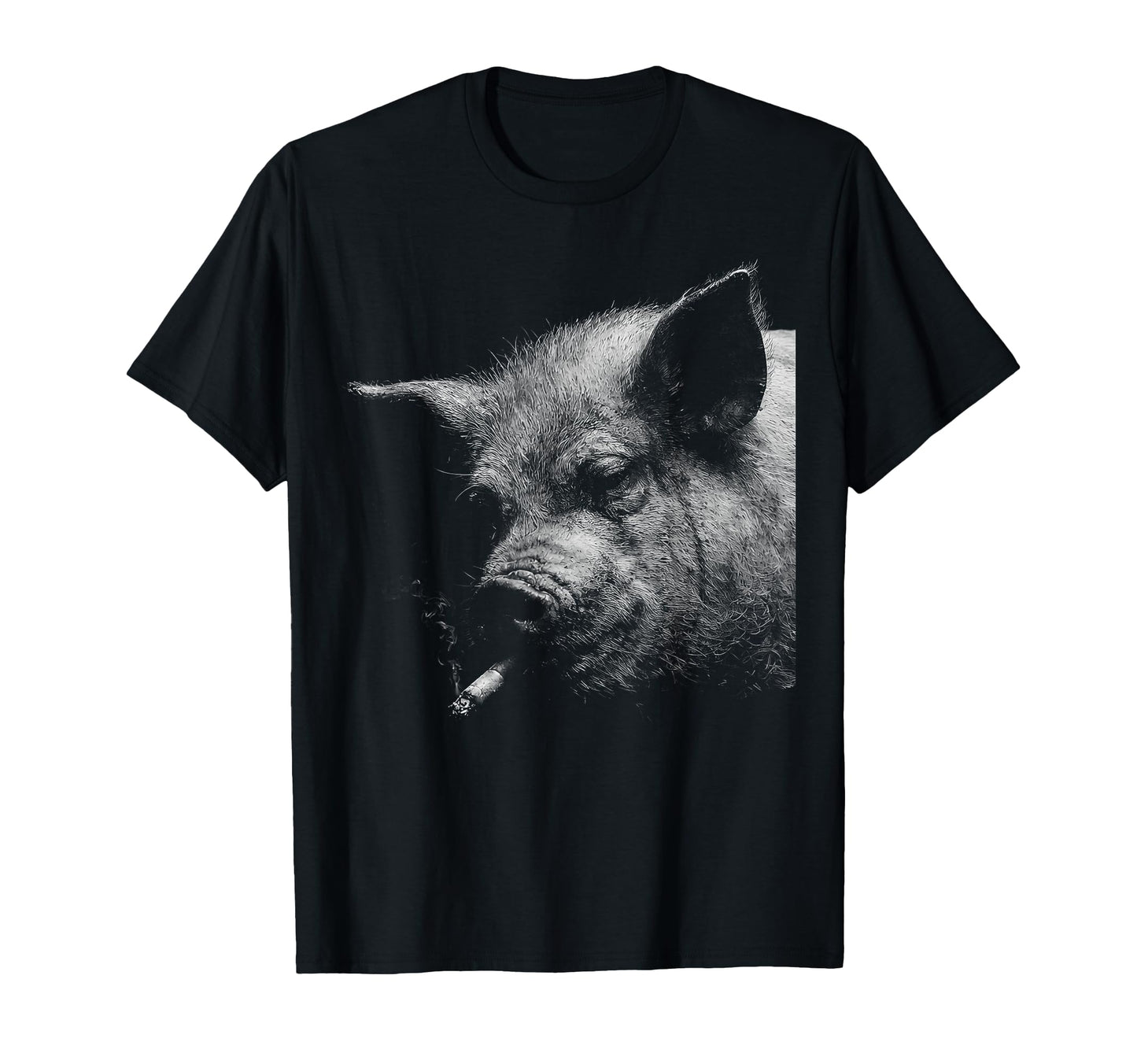 Grunge Cigarette Pig Meme 90S T-Shirt - Casual Everyday Wear Unisex - T-Shirt, Sweatshirt, Hoodie