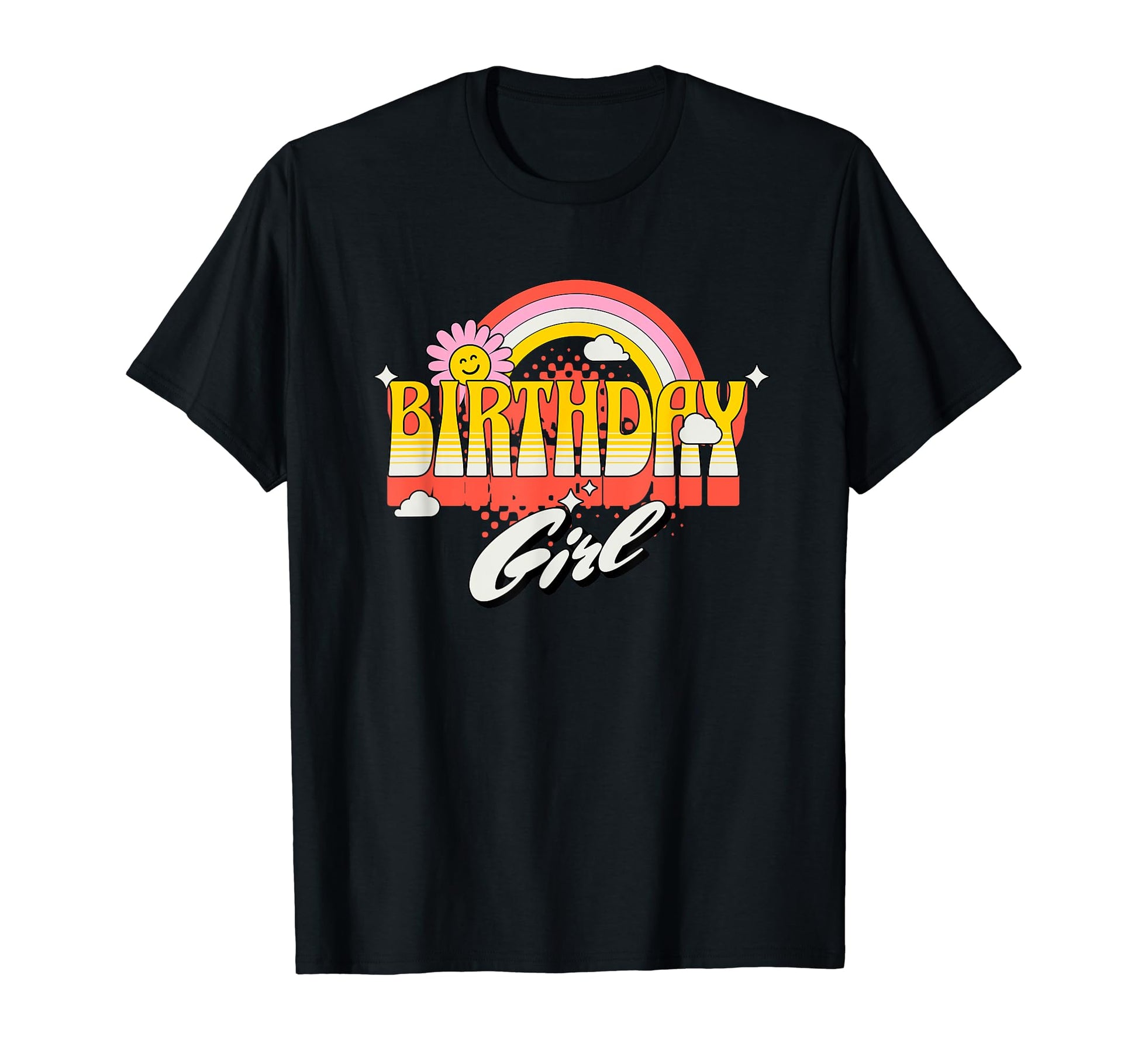 Groovy Birthday Rainbow Party 5 6 7 T-Shirt - Fun Novelty Design Men Women - T-Shirt, Sweatshirt, Hoodie
