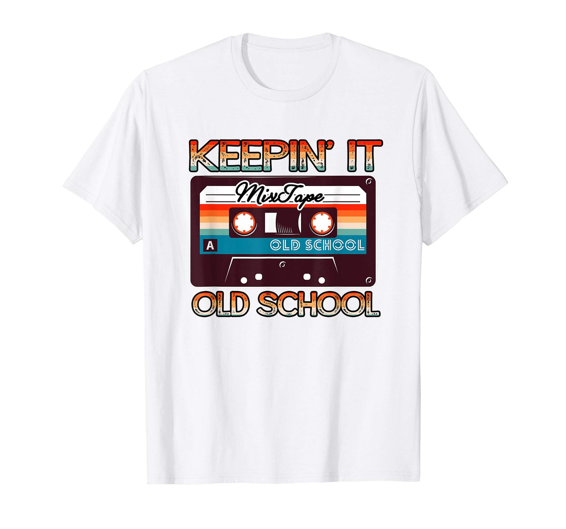 Old School Hip Hop 80S 90S Mixtape Gift T-Shirt - Novelty Apparel Unisex - T-Shirt, Sweatshirt, Hoodie